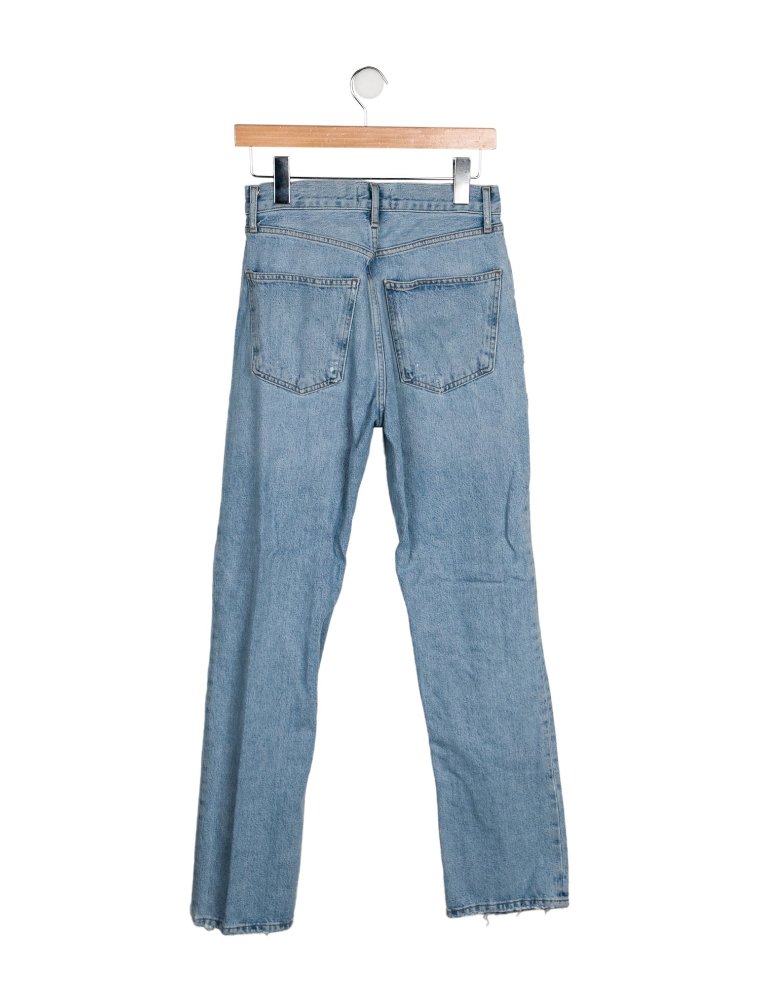 AGOLDE High-Rise Straight Leg Jeans