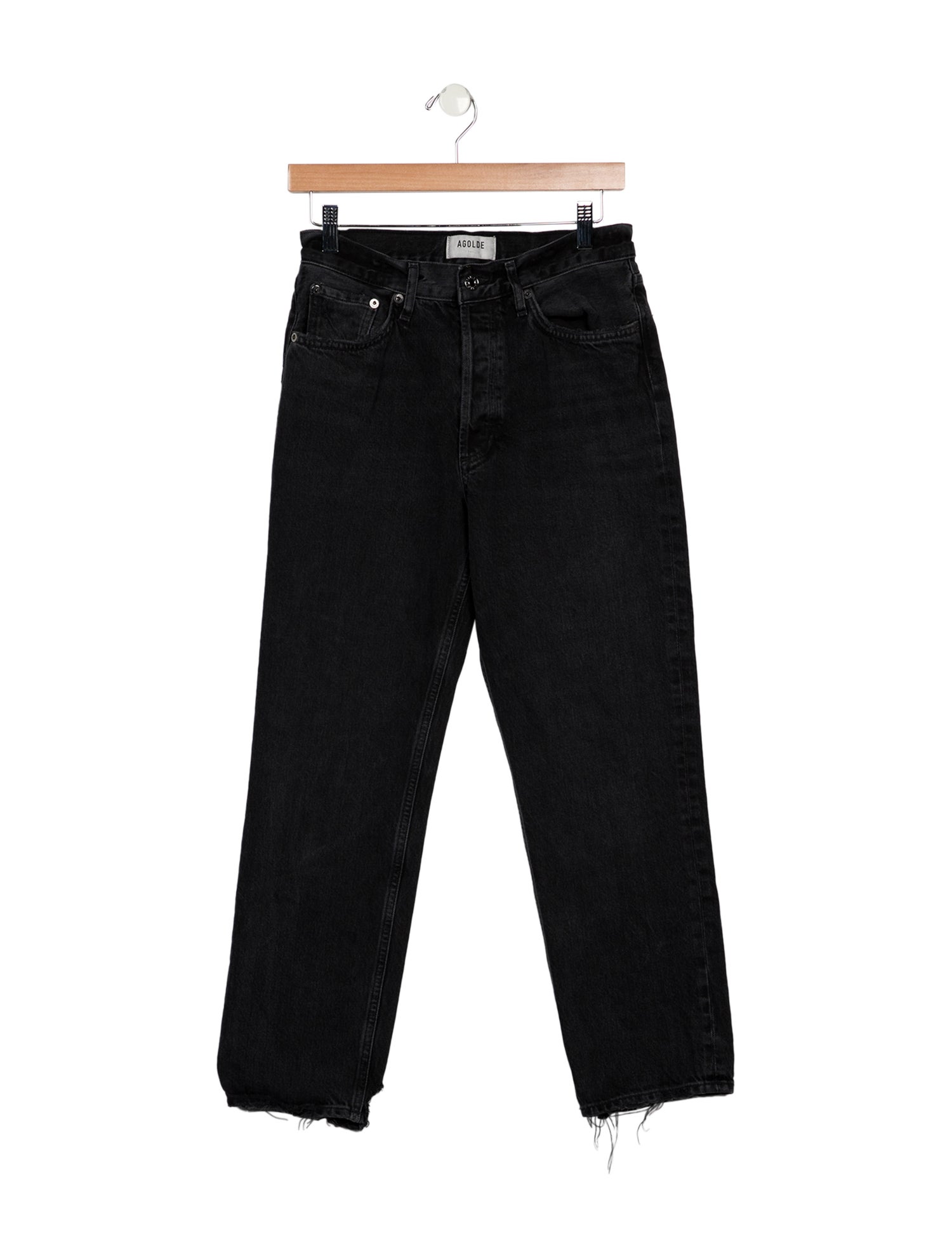 AGOLDE Mid-Rise Straight Leg Jeans