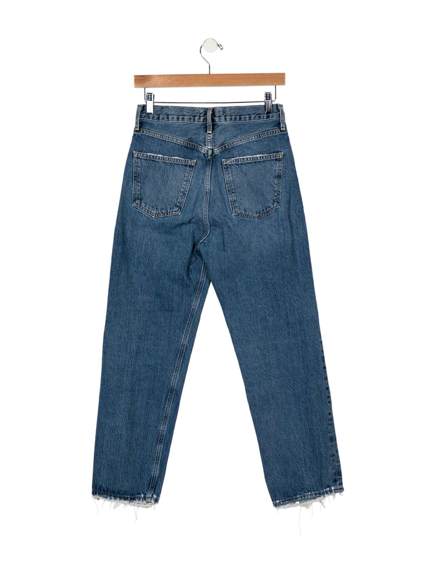 AGOLDE High-Rise Straight Leg Jeans