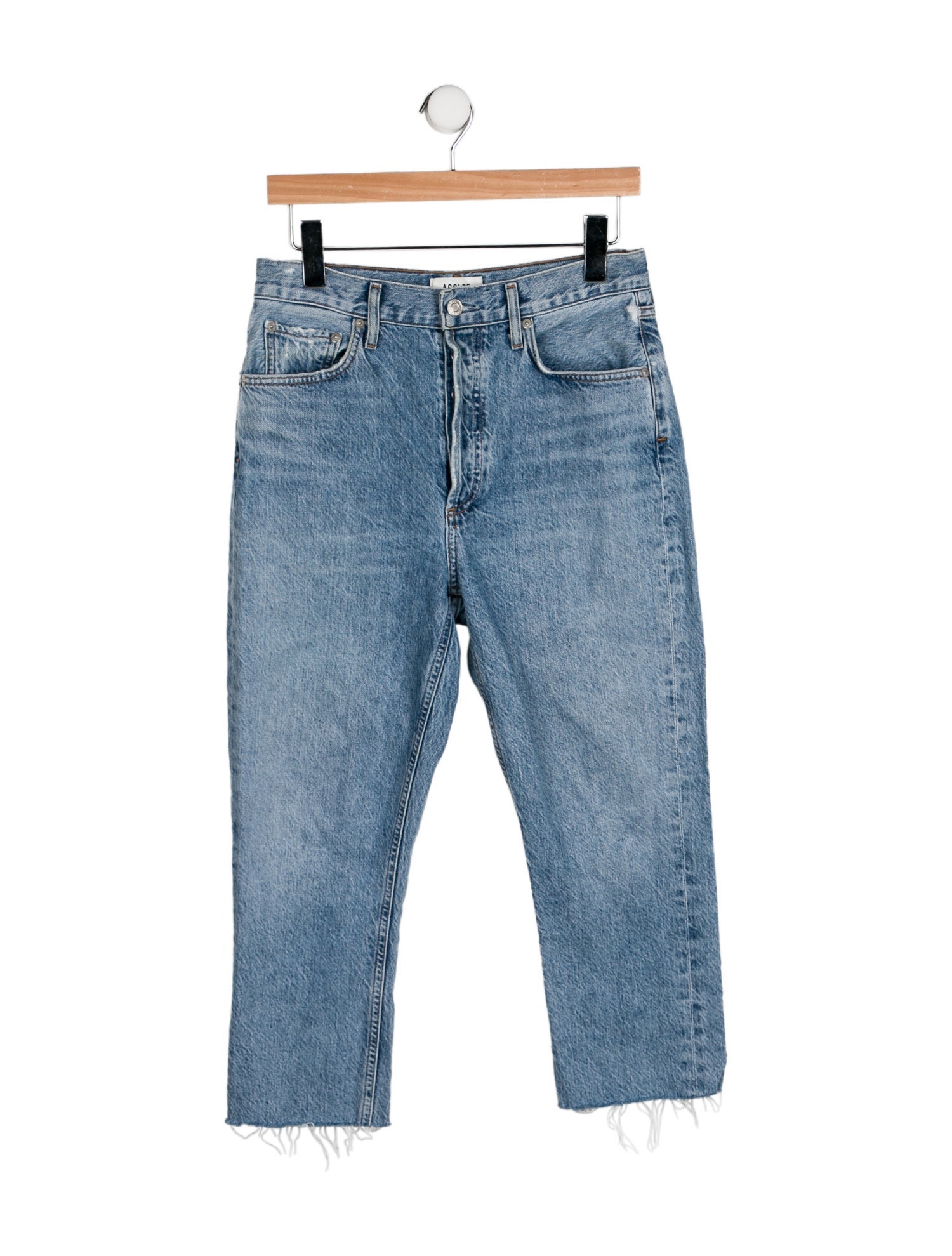 AGOLDE High-Rise Straight Leg Jeans