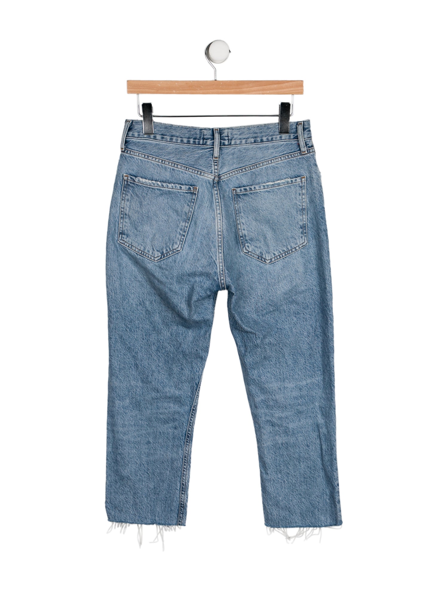 AGOLDE High-Rise Straight Leg Jeans