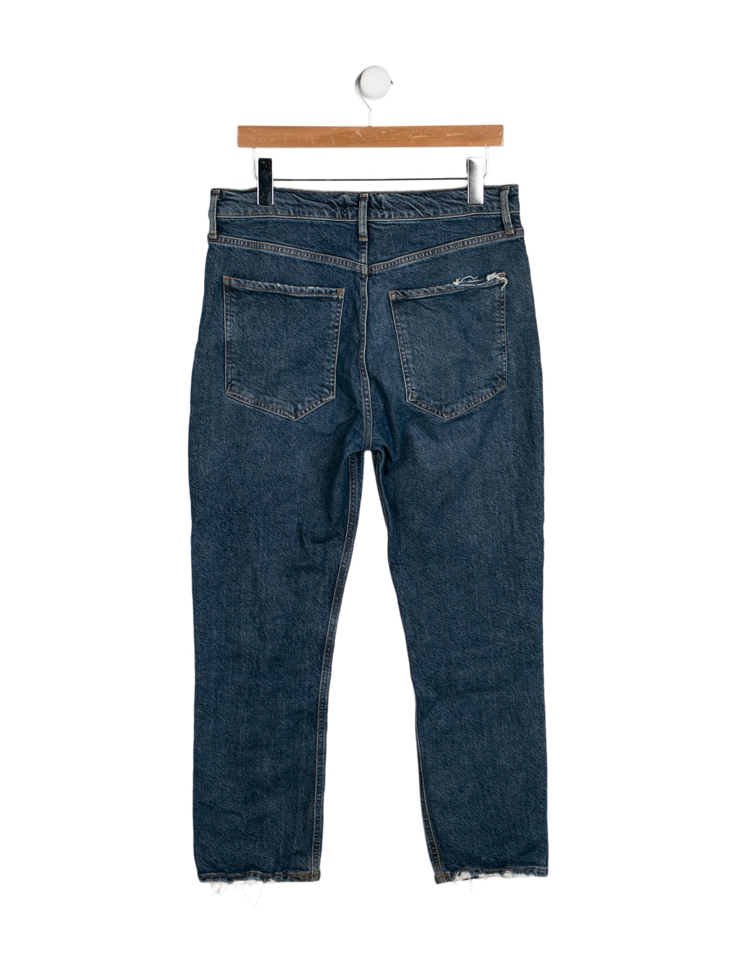 AGOLDE High-Rise Straight Leg Jeans