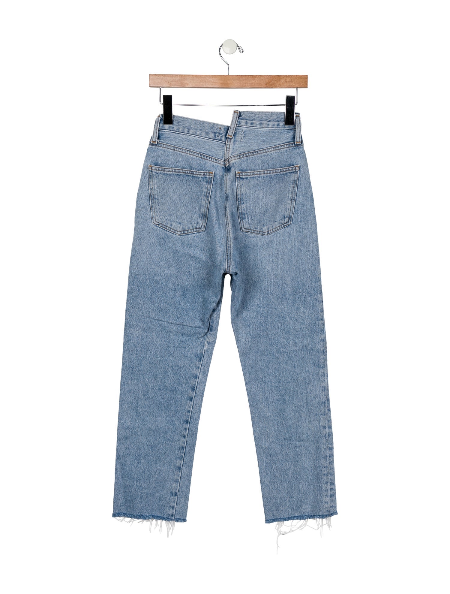 AGOLDE Mid-Rise Straight Leg Jeans