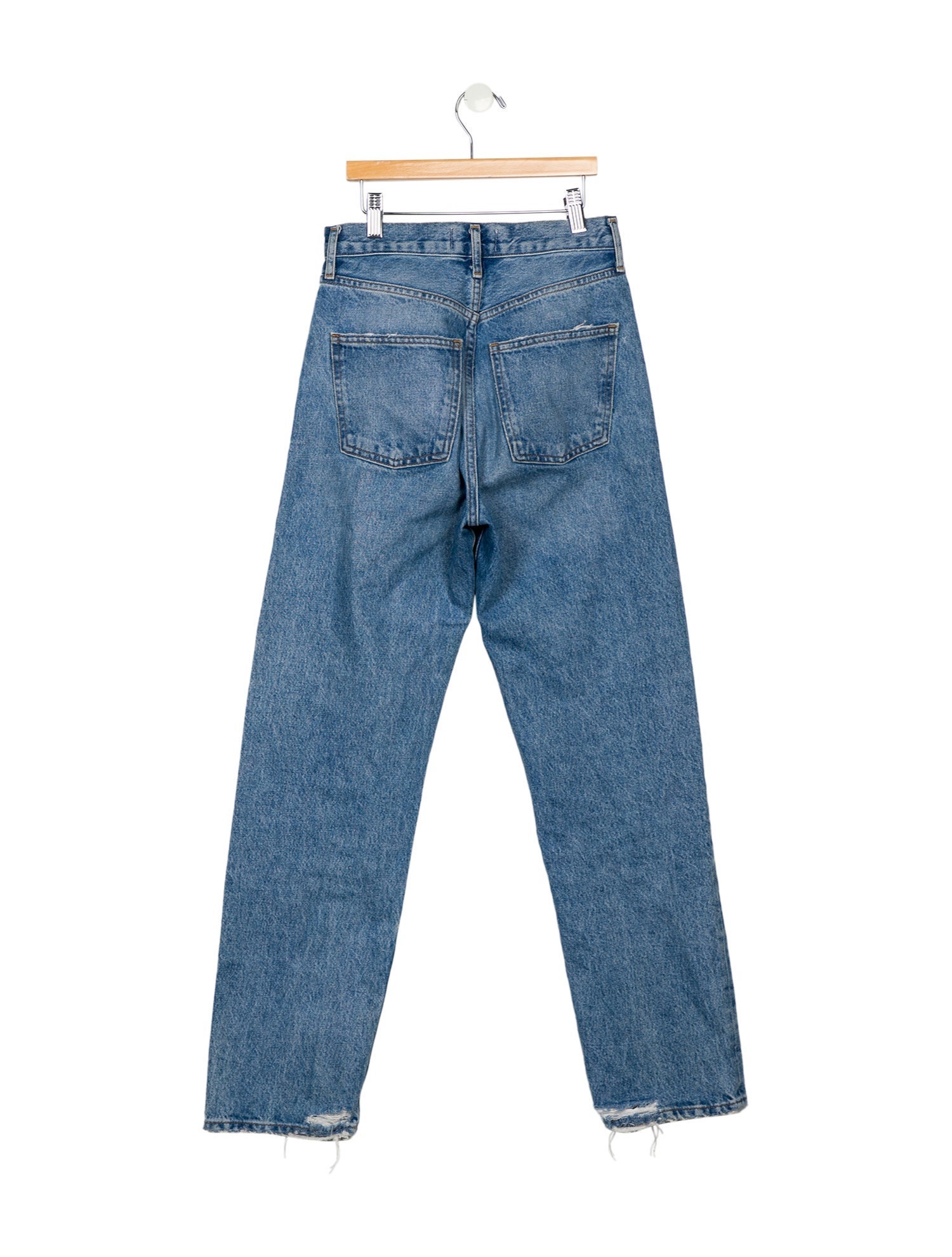 AGOLDE High-Rise Straight Leg Jeans