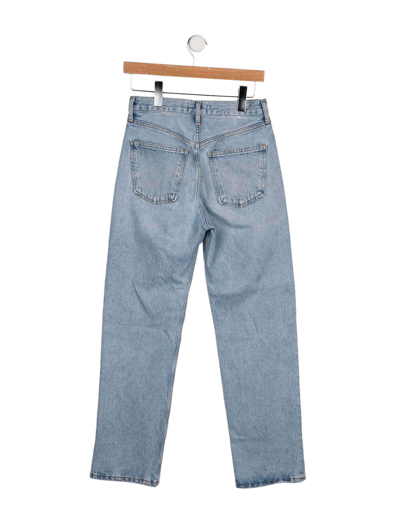 AGOLDE High-Rise Straight Leg Jeans