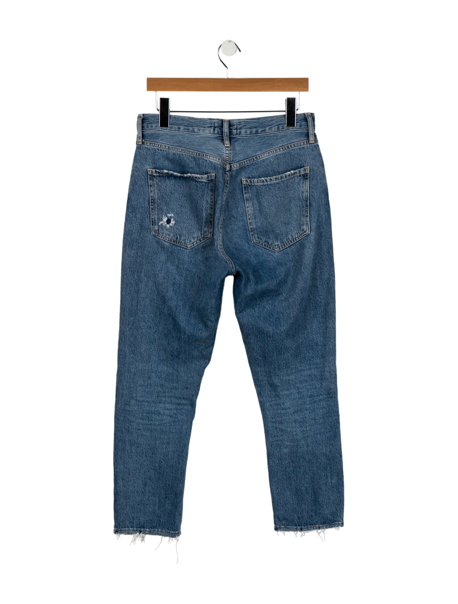 AGOLDE High-Rise Straight Leg Jeans