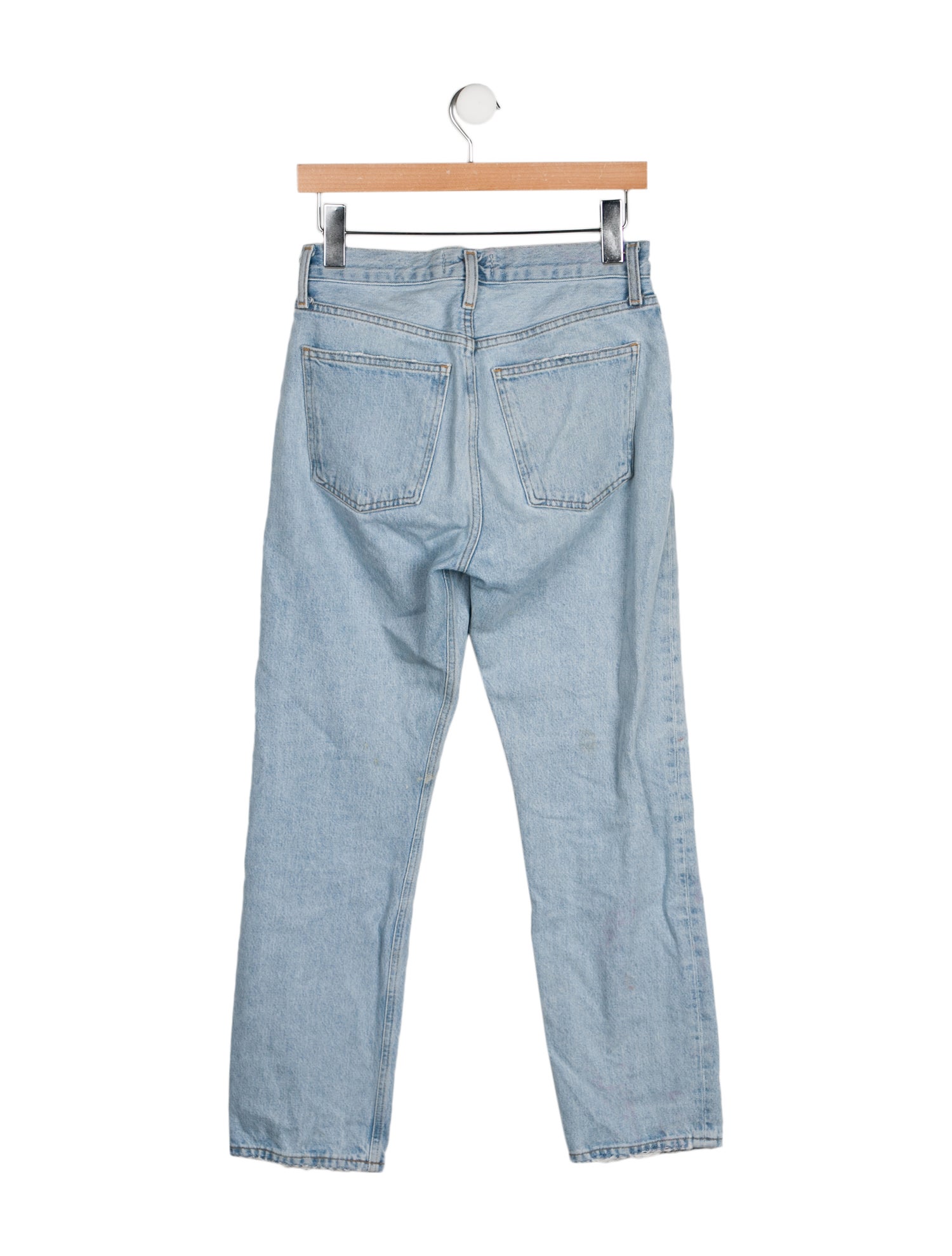 AGOLDE High-Rise Straight Leg Jeans