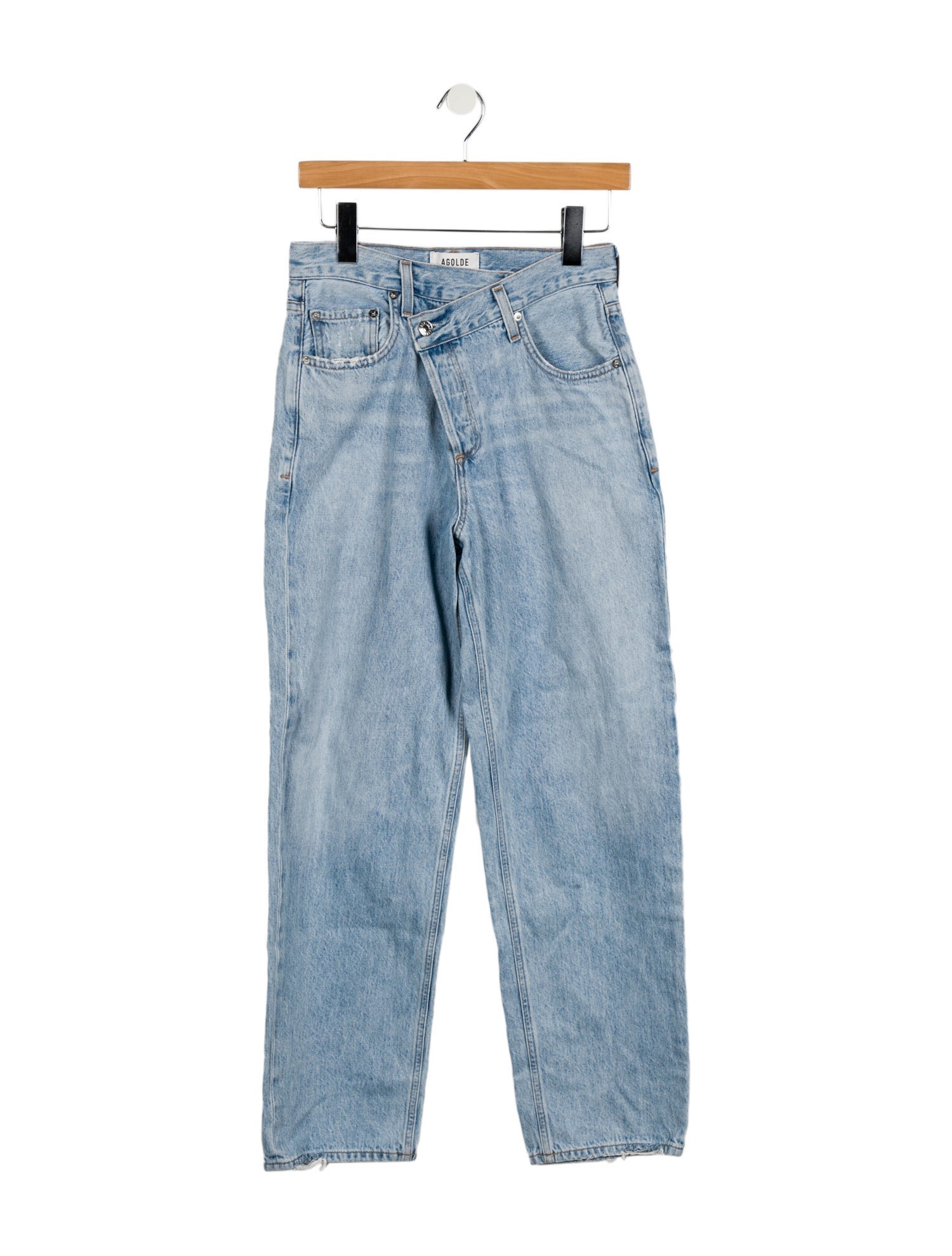 AGOLDE High-Rise Straight Leg Jeans