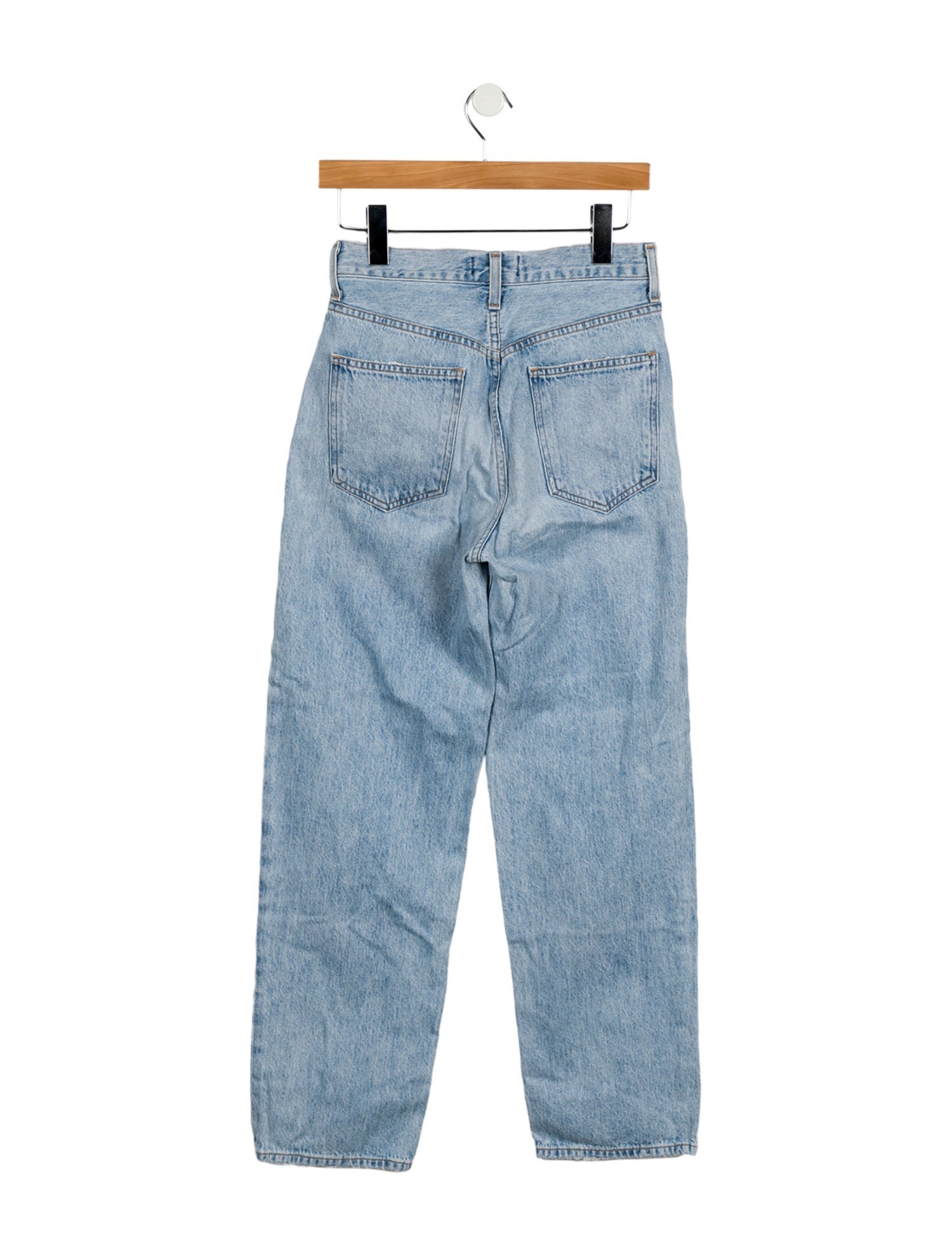 AGOLDE High-Rise Straight Leg Jeans