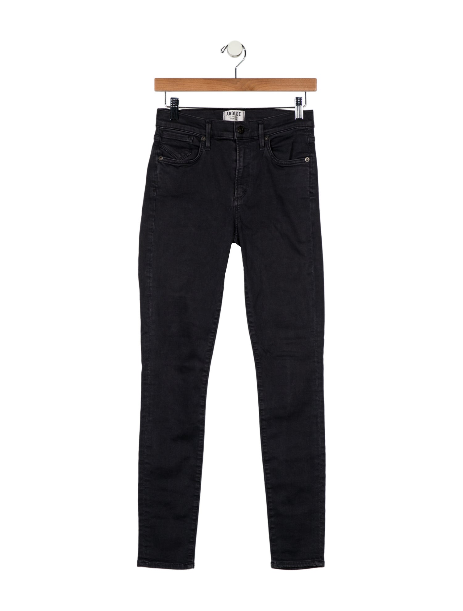AGOLDE Mid-Rise Skinny Leg Jeans