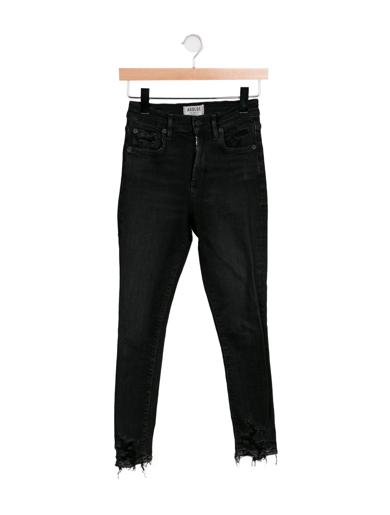 AGOLDE Mid-Rise Skinny Leg Jeans
