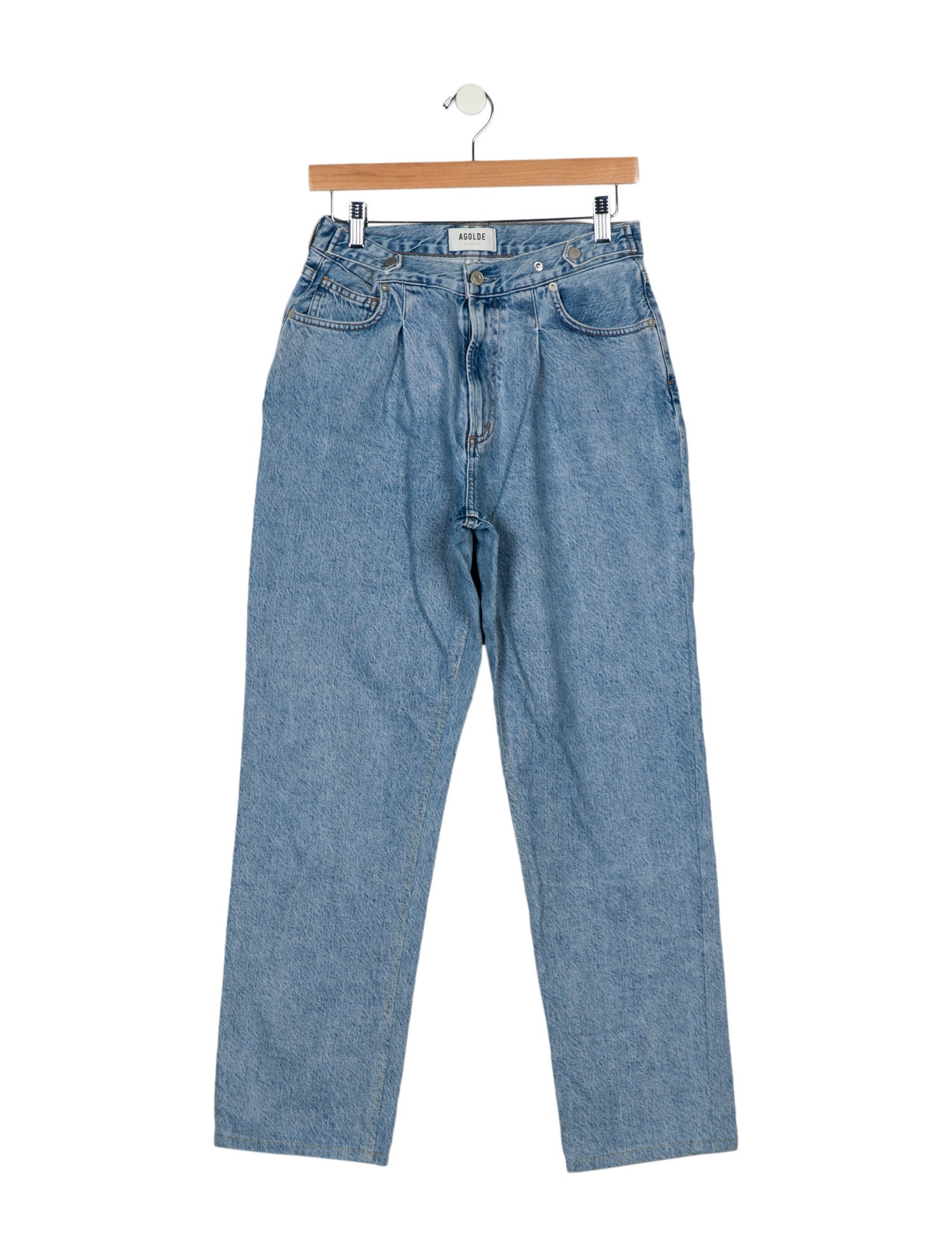 AGOLDE High-Rise Straight Leg Jeans