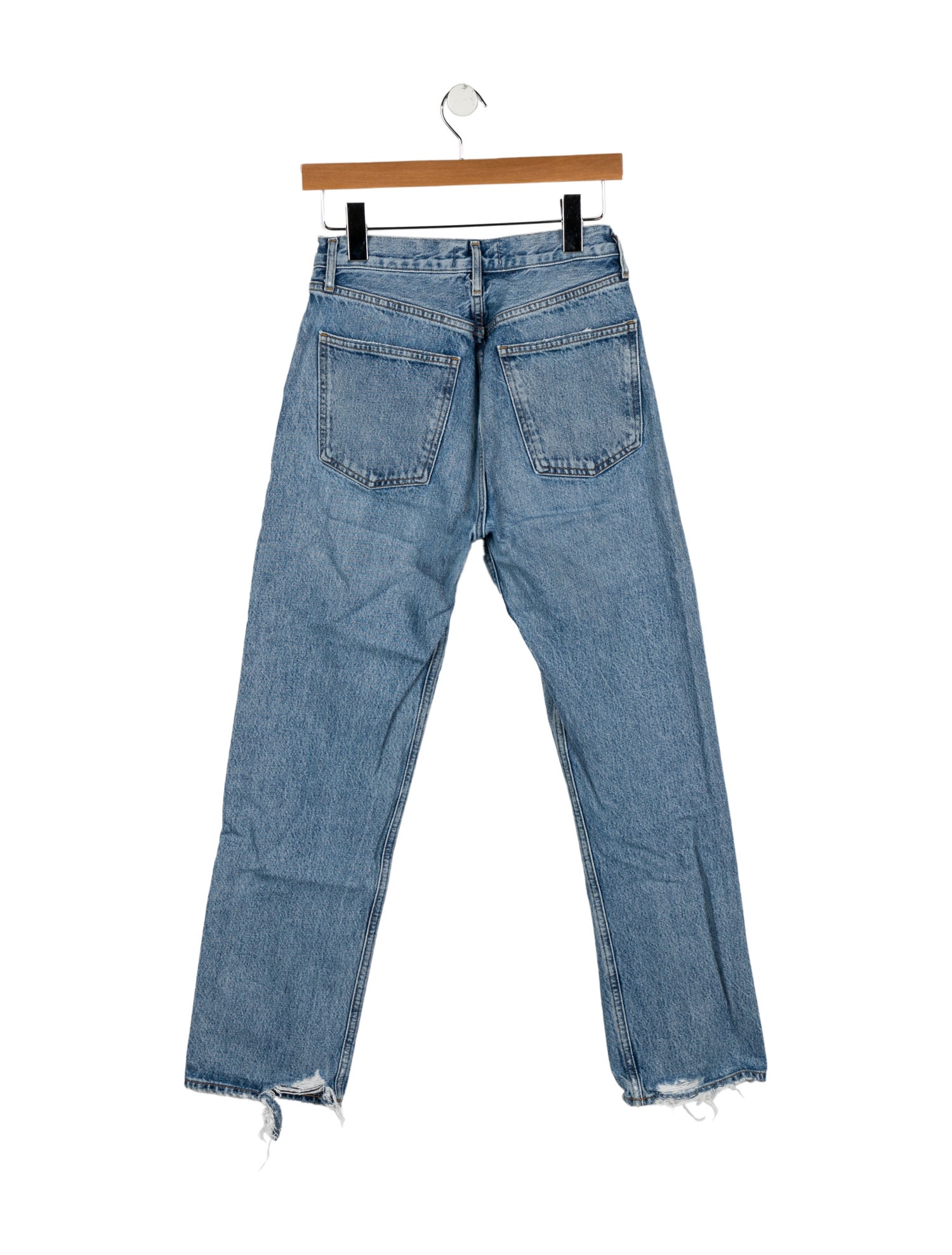 AGOLDE High-Rise Straight Leg Jeans