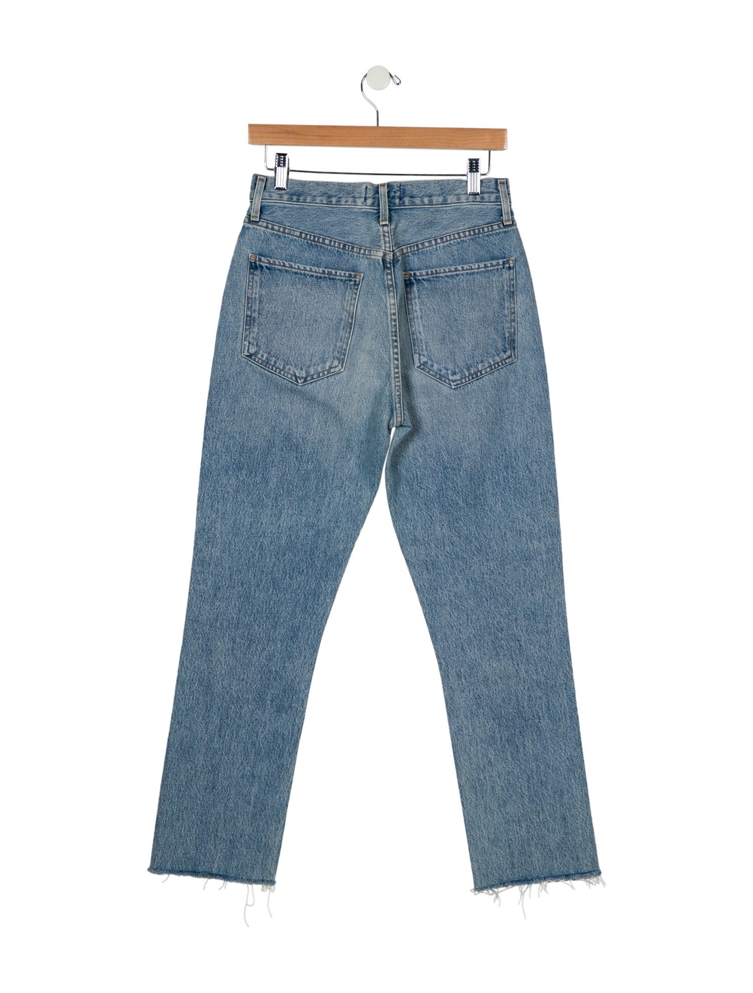 AGOLDE High-Rise Straight Leg Jeans