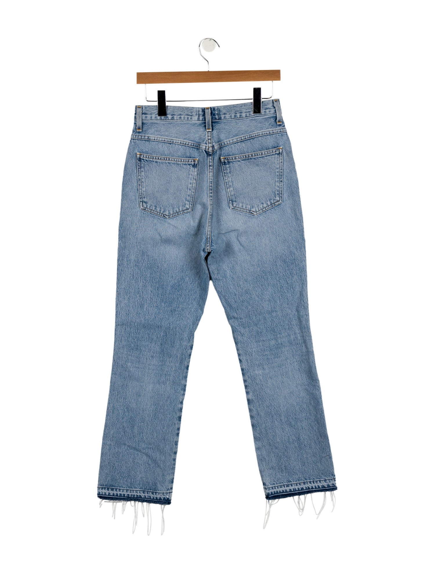 AGOLDE High-Rise Straight Leg Jeans