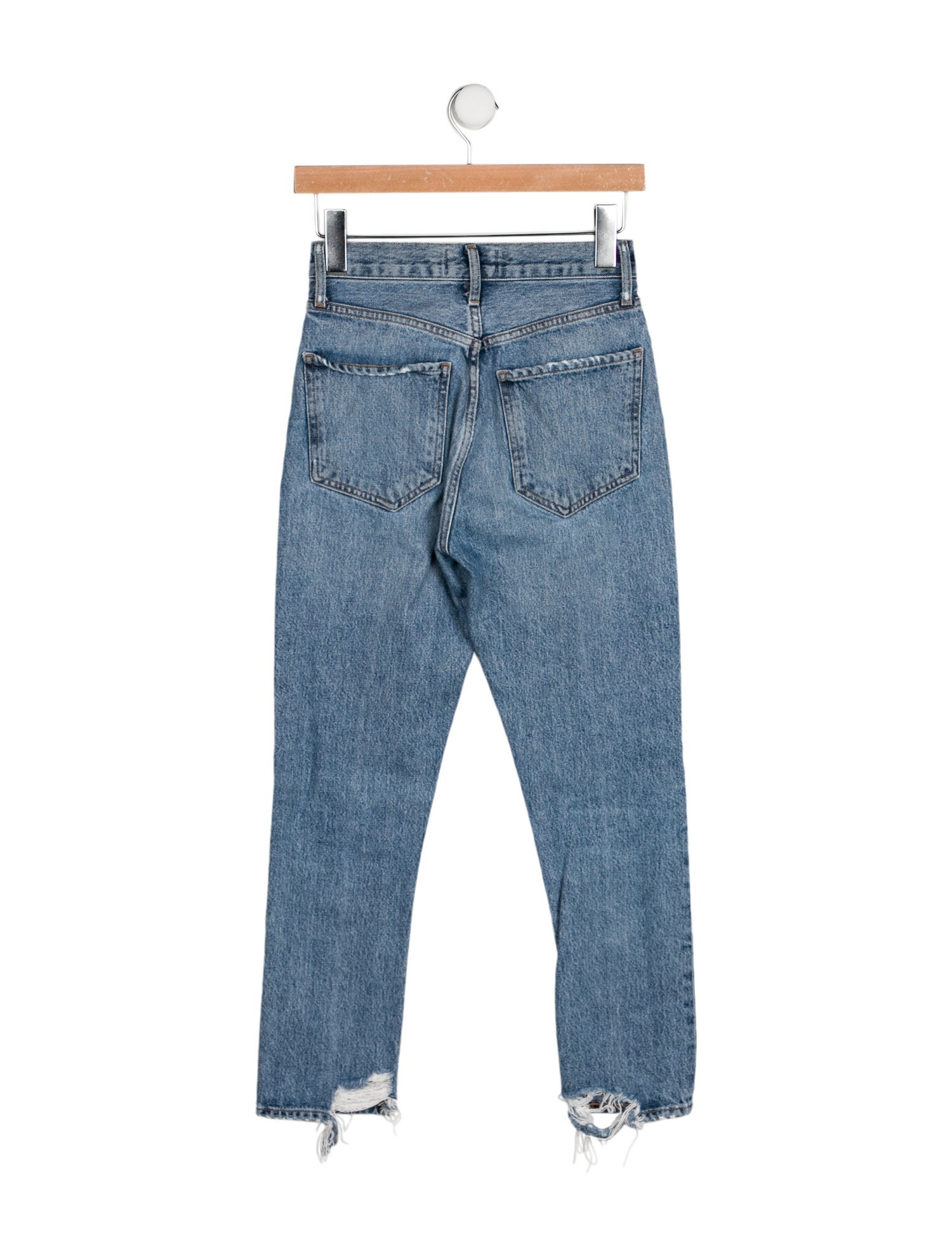 AGOLDE Mid-Rise Skinny Leg Jeans