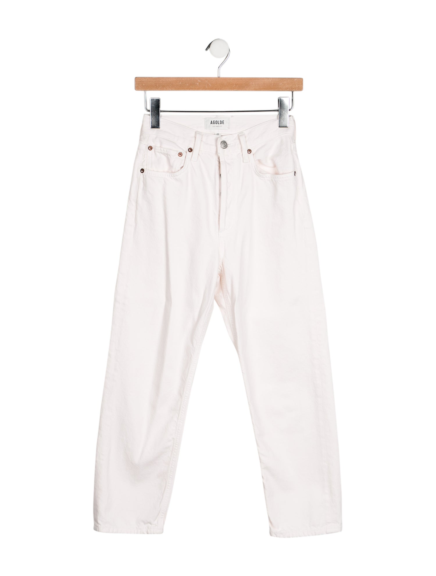 AGOLDE High-Rise Straight Leg Jeans