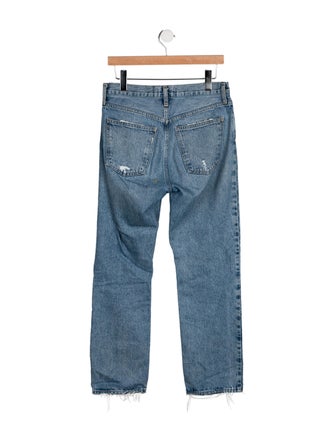 AGOLDE High-Rise Straight Leg Jeans