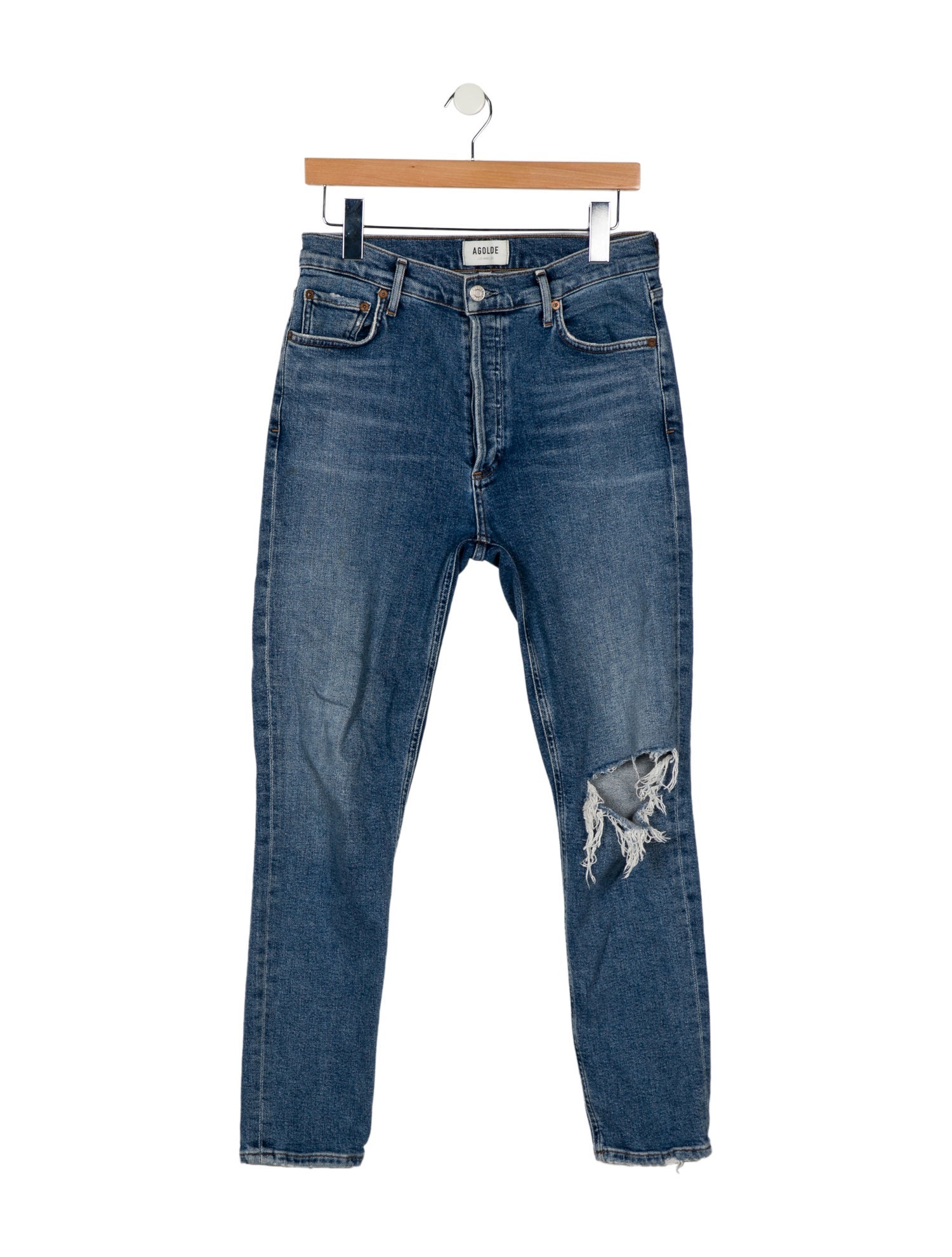 AGOLDE High-Rise Skinny Leg Jeans