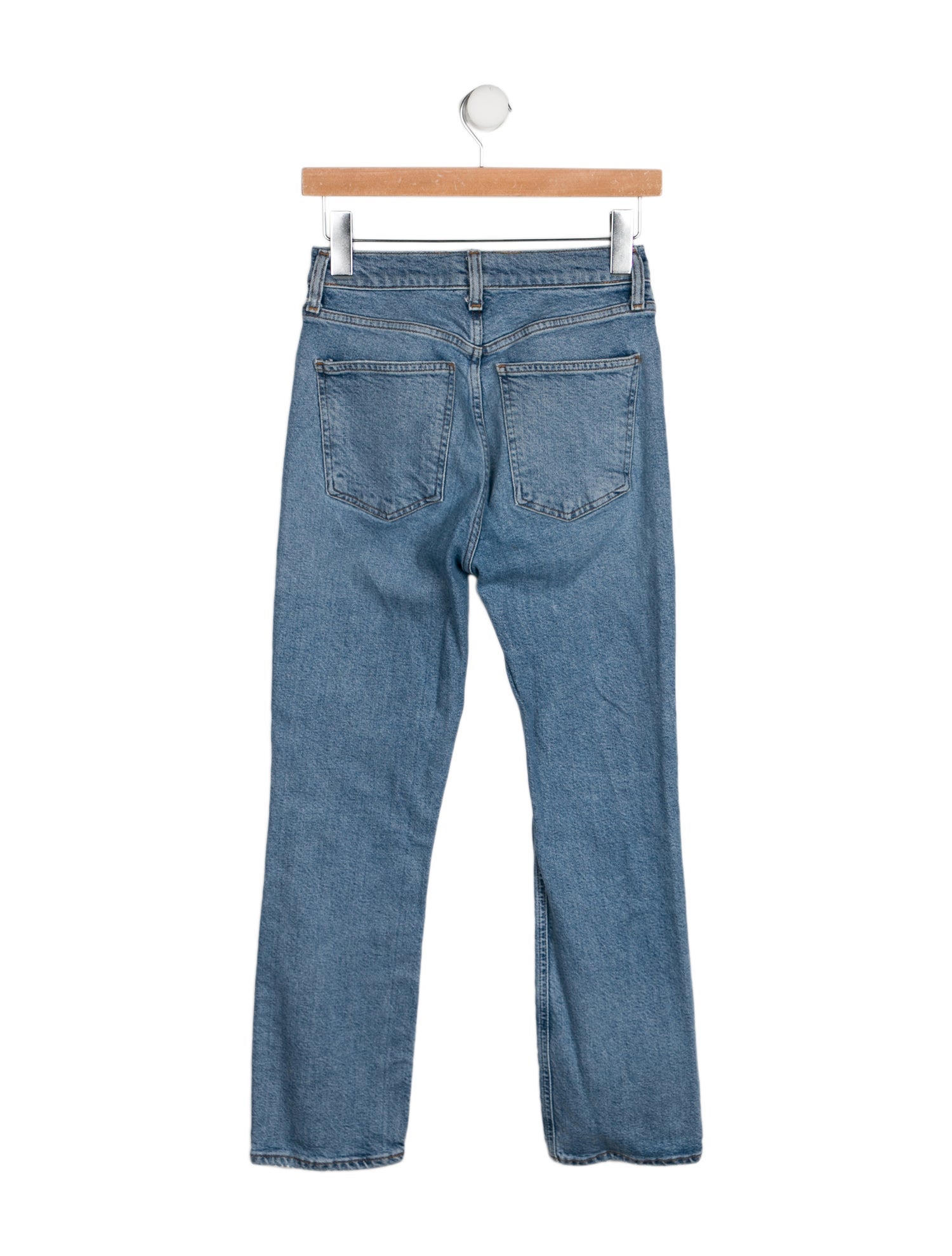 AGOLDE High-Rise Straight Leg Jeans