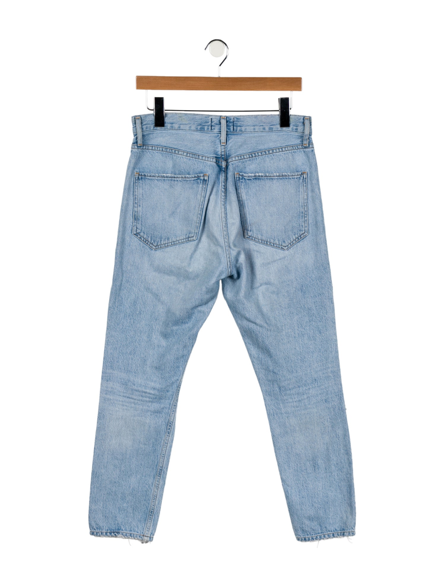 パンツ AGOLDE Edge Straight Denim Pants Blue A90581206CURIO A905812 Agolde Straight Leg Jeans Blue Printed Light Wash with High