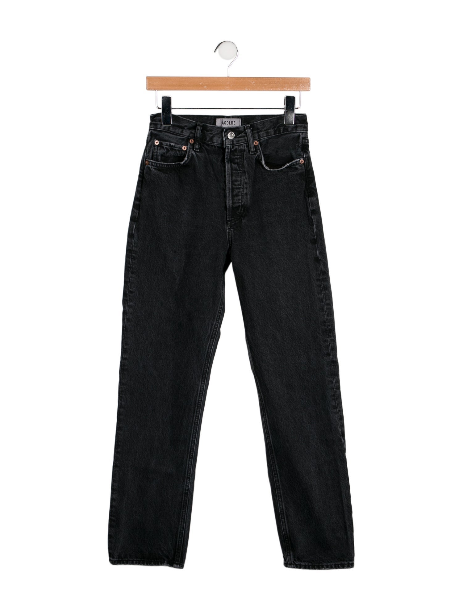 AGOLDE High-Rise Straight Leg Jeans