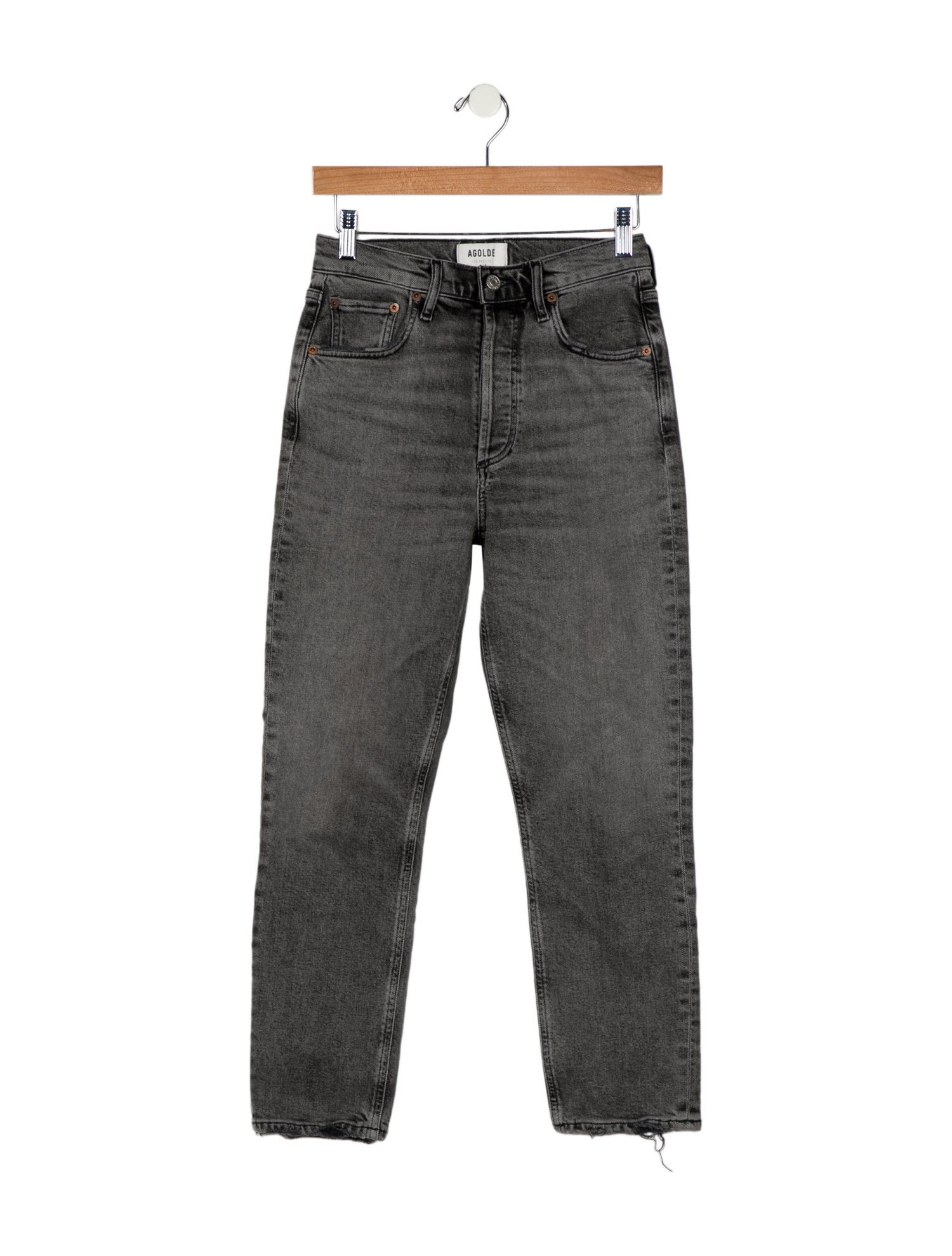 AGOLDE High-Rise Straight Leg Jeans