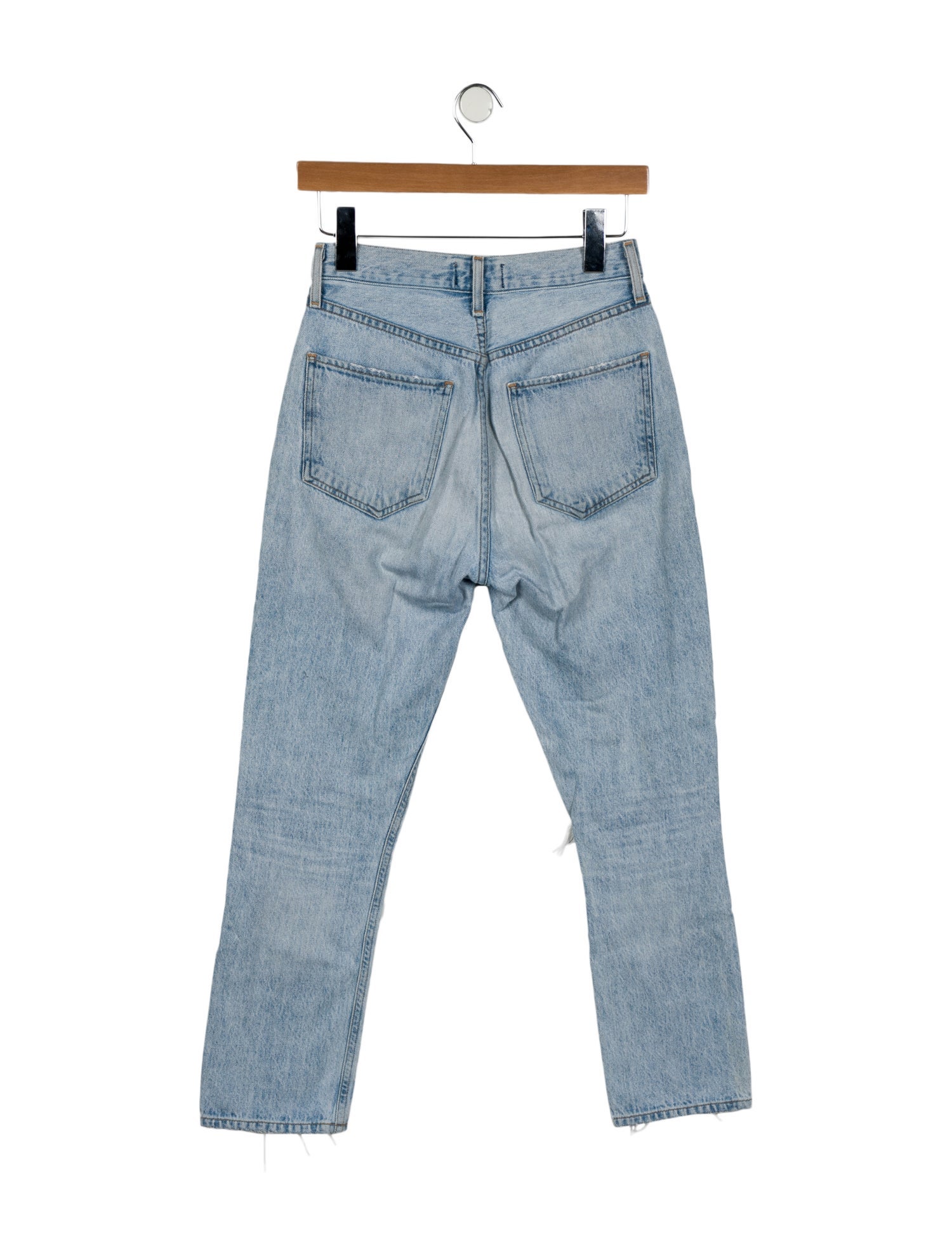 AGOLDE High-Rise Straight Leg Jeans
