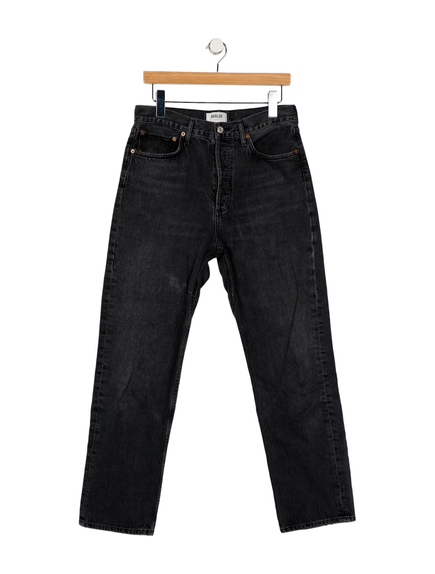 AGOLDE High-Rise Straight Leg Jeans