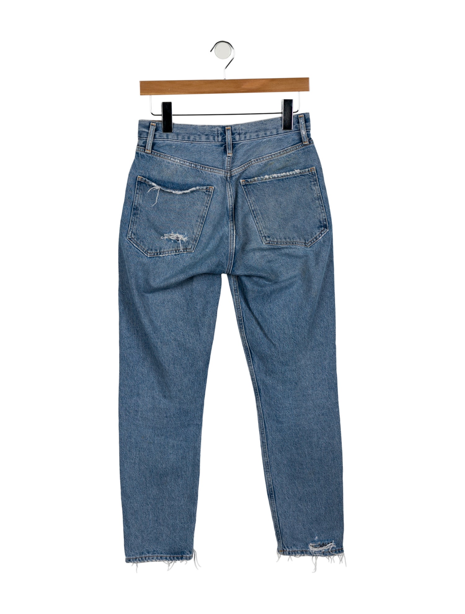 AGOLDE Mid-Rise Skinny Leg Jeans