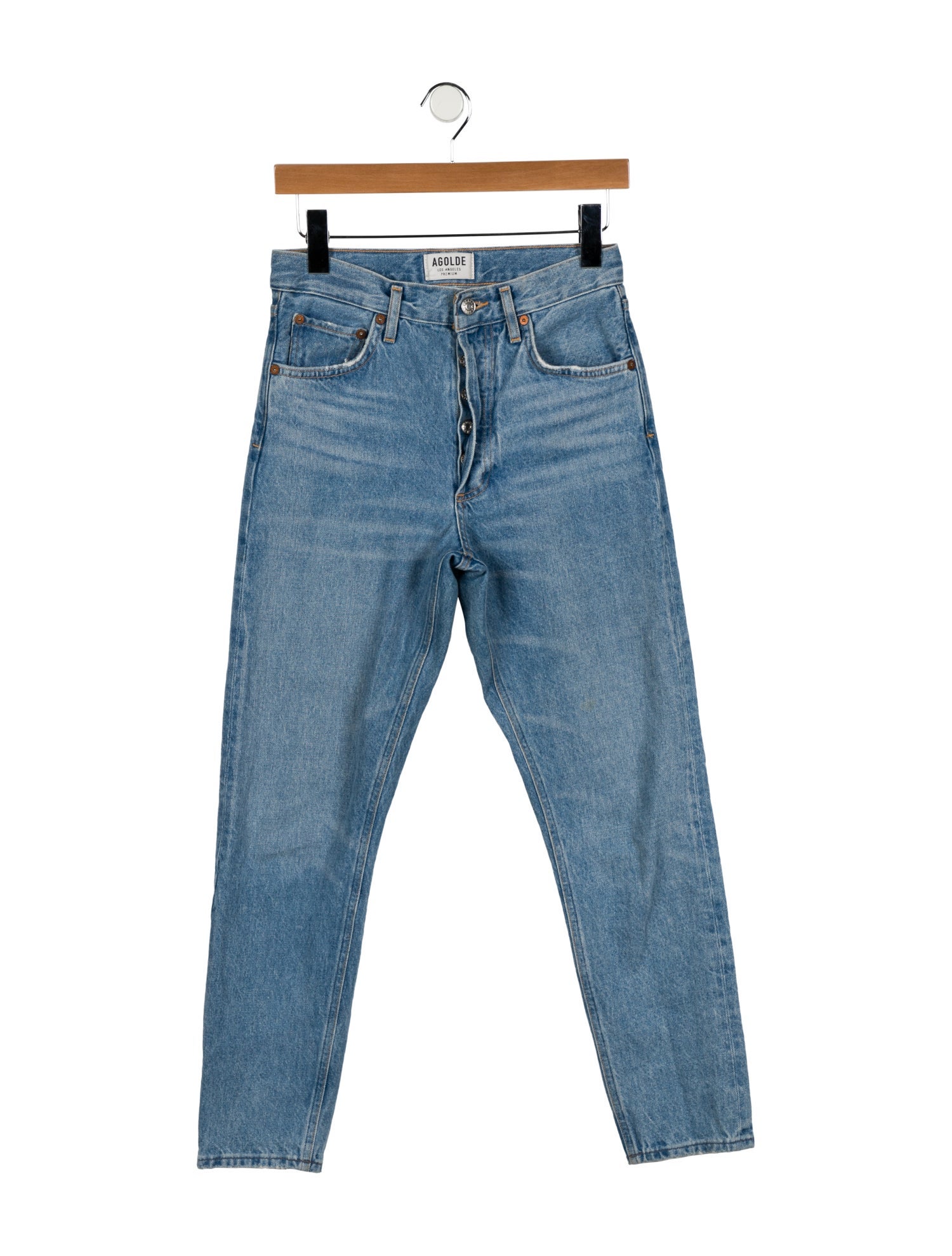 AGOLDE High-Rise Skinny Leg Jeans