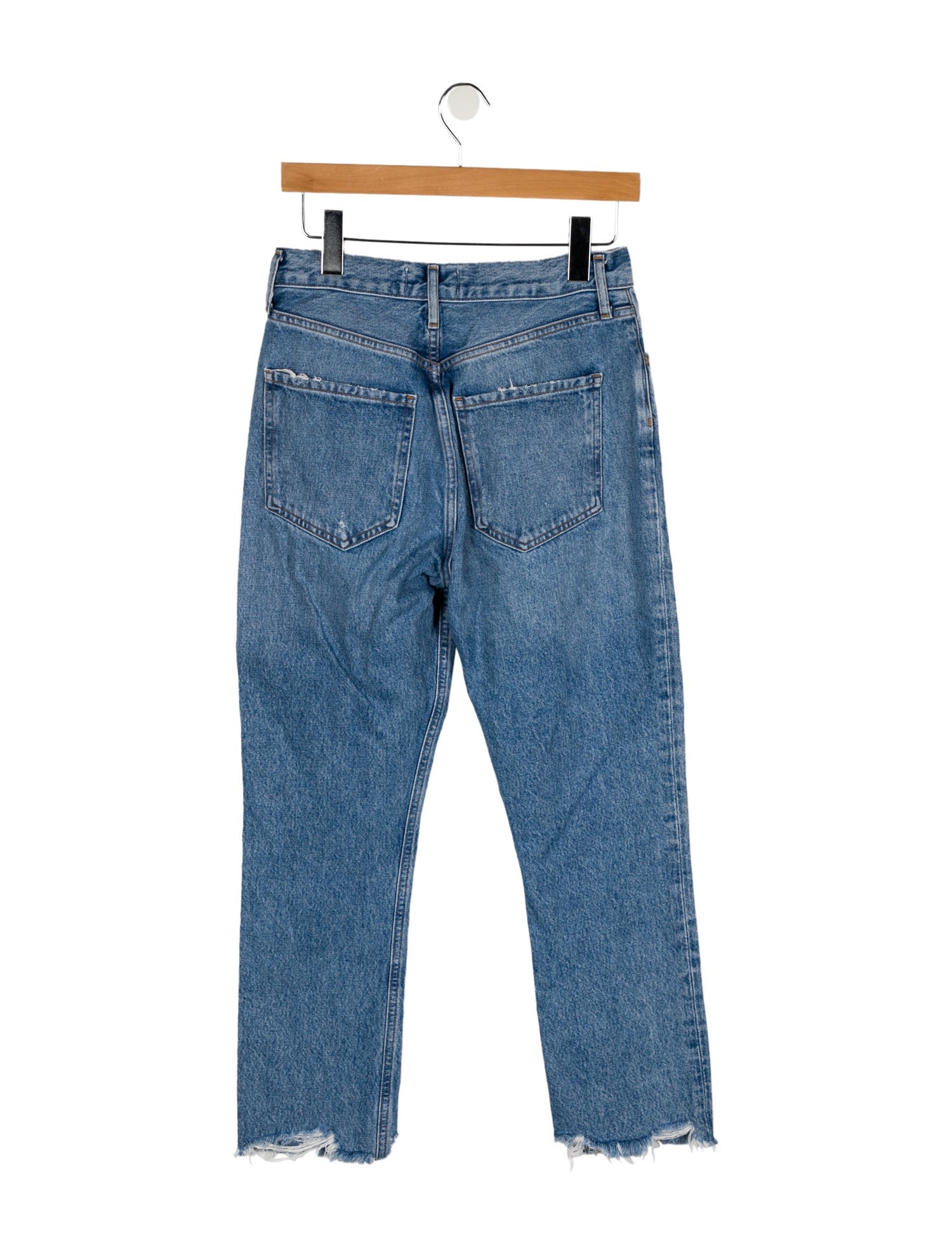 AGOLDE High-Rise Straight Leg Jeans