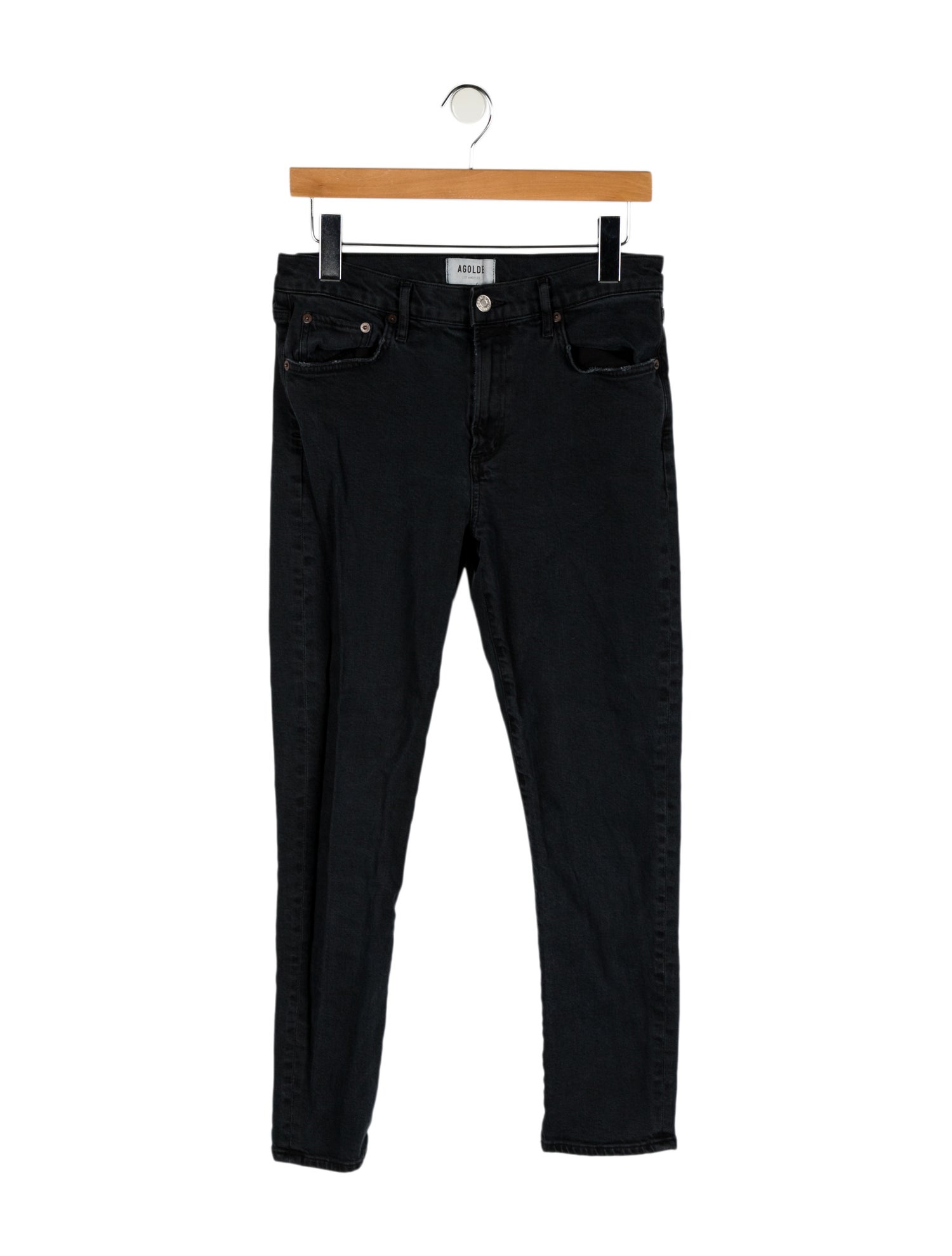 AGOLDE Mid-Rise Skinny Leg Jeans