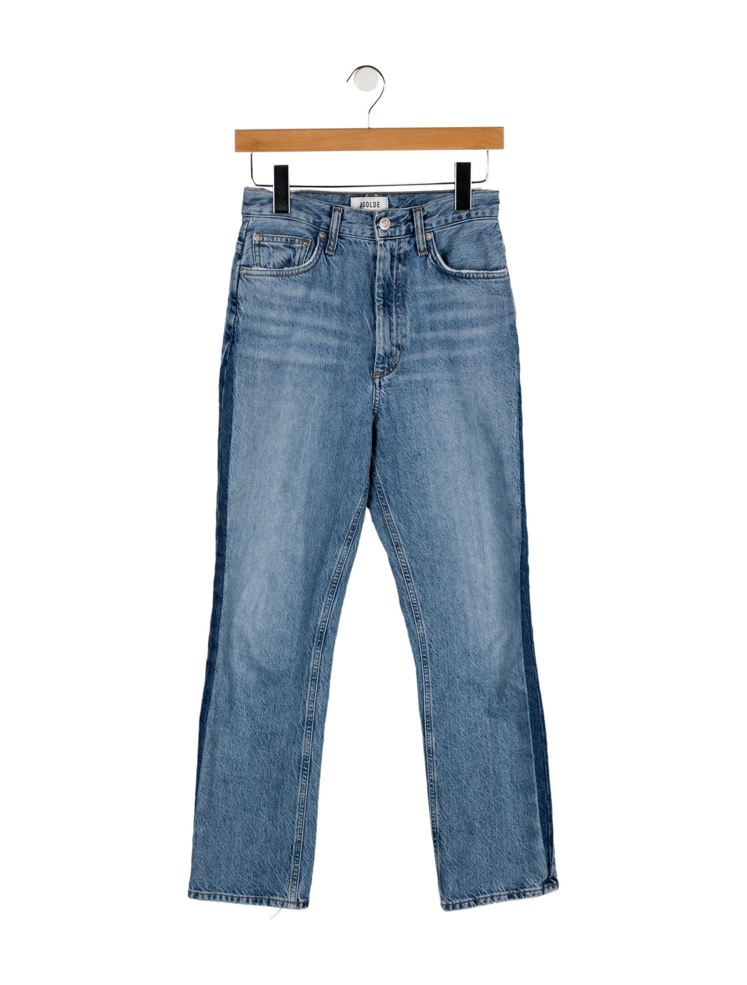 AGOLDE High-Rise Straight Leg Jeans