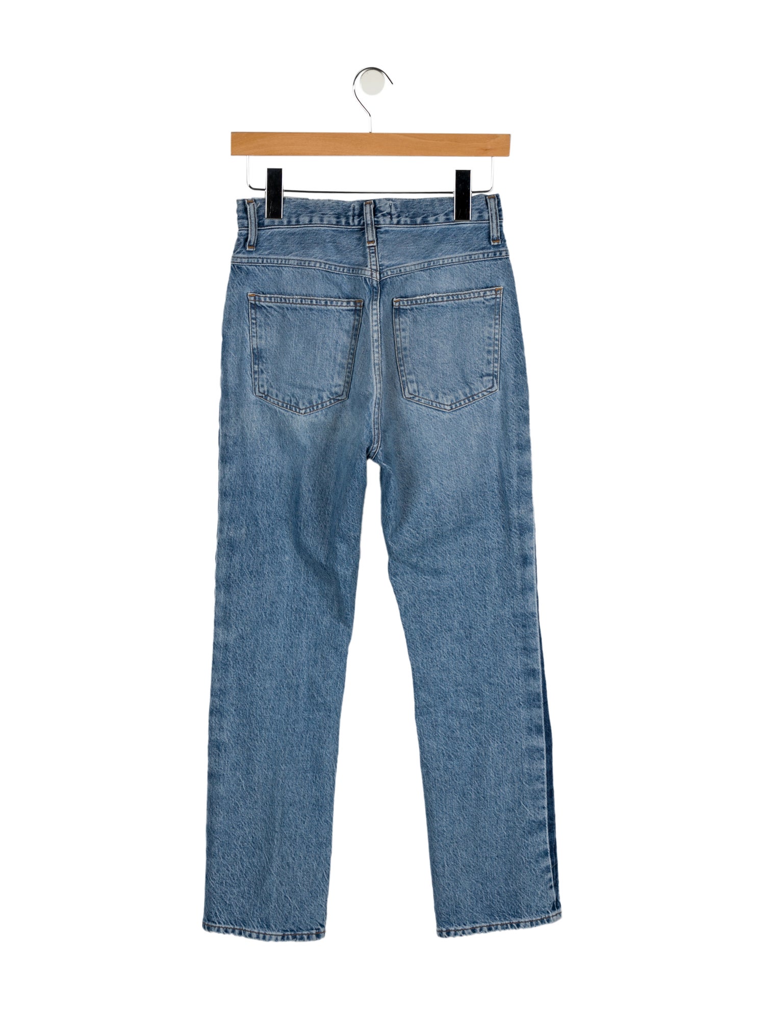 AGOLDE High-Rise Straight Leg Jeans