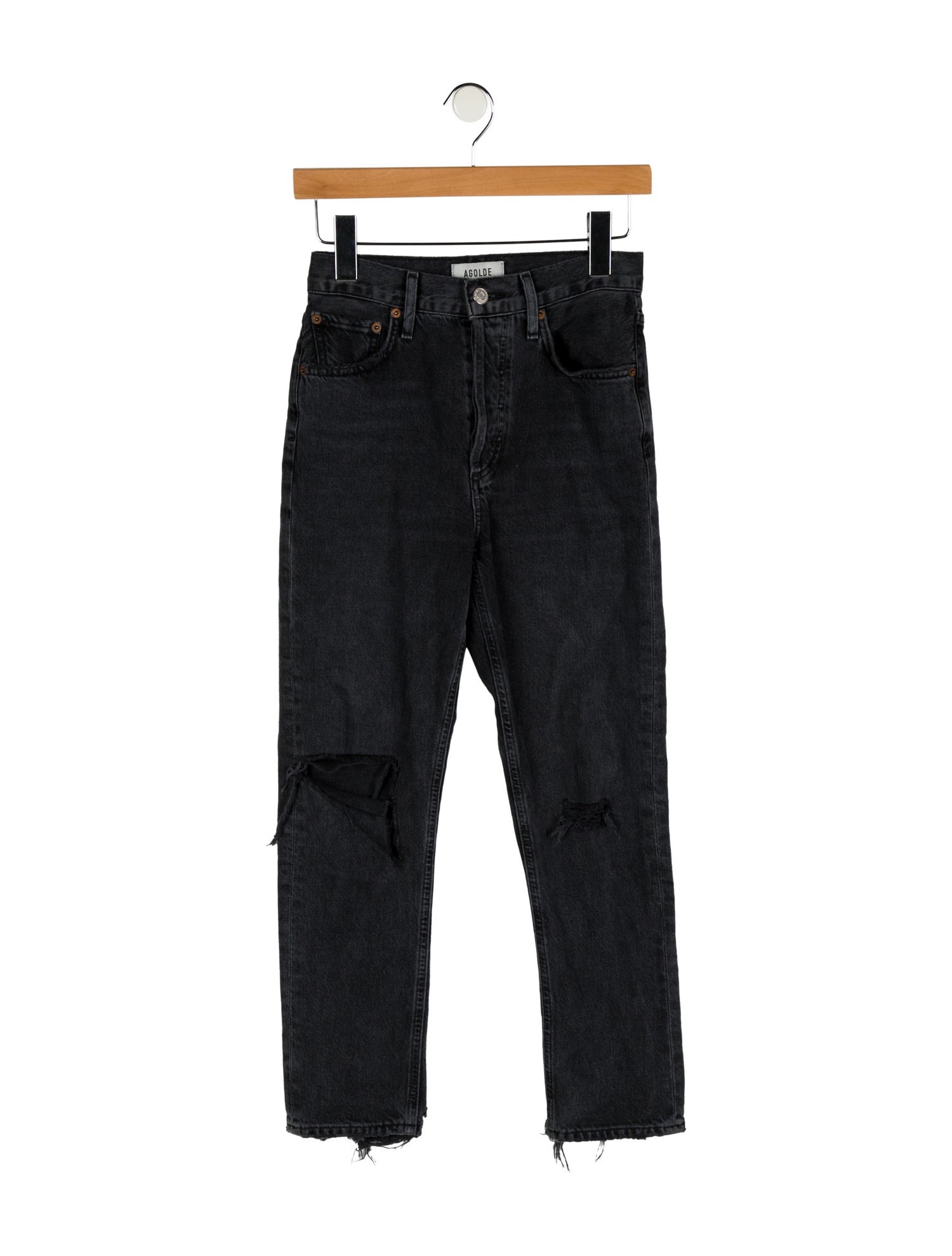 AGOLDE High-Rise Straight Leg Jeans