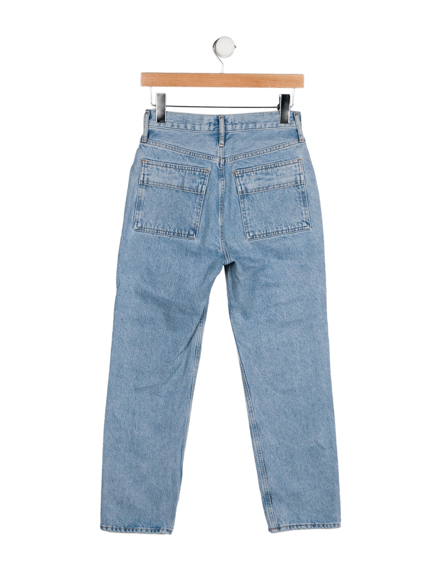 AGOLDE High-Rise Straight Leg Jeans