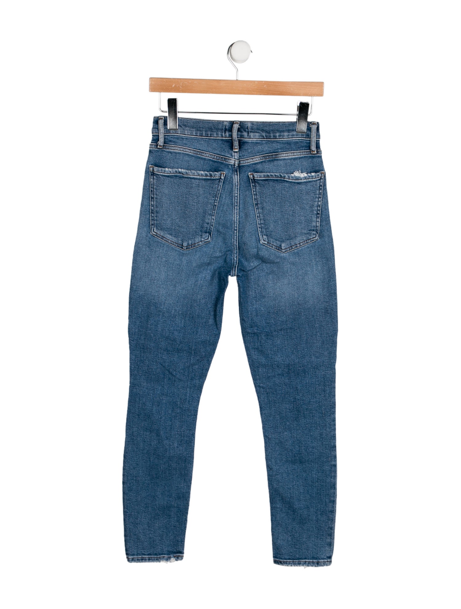AGOLDE Mid-Rise Skinny Leg Jeans