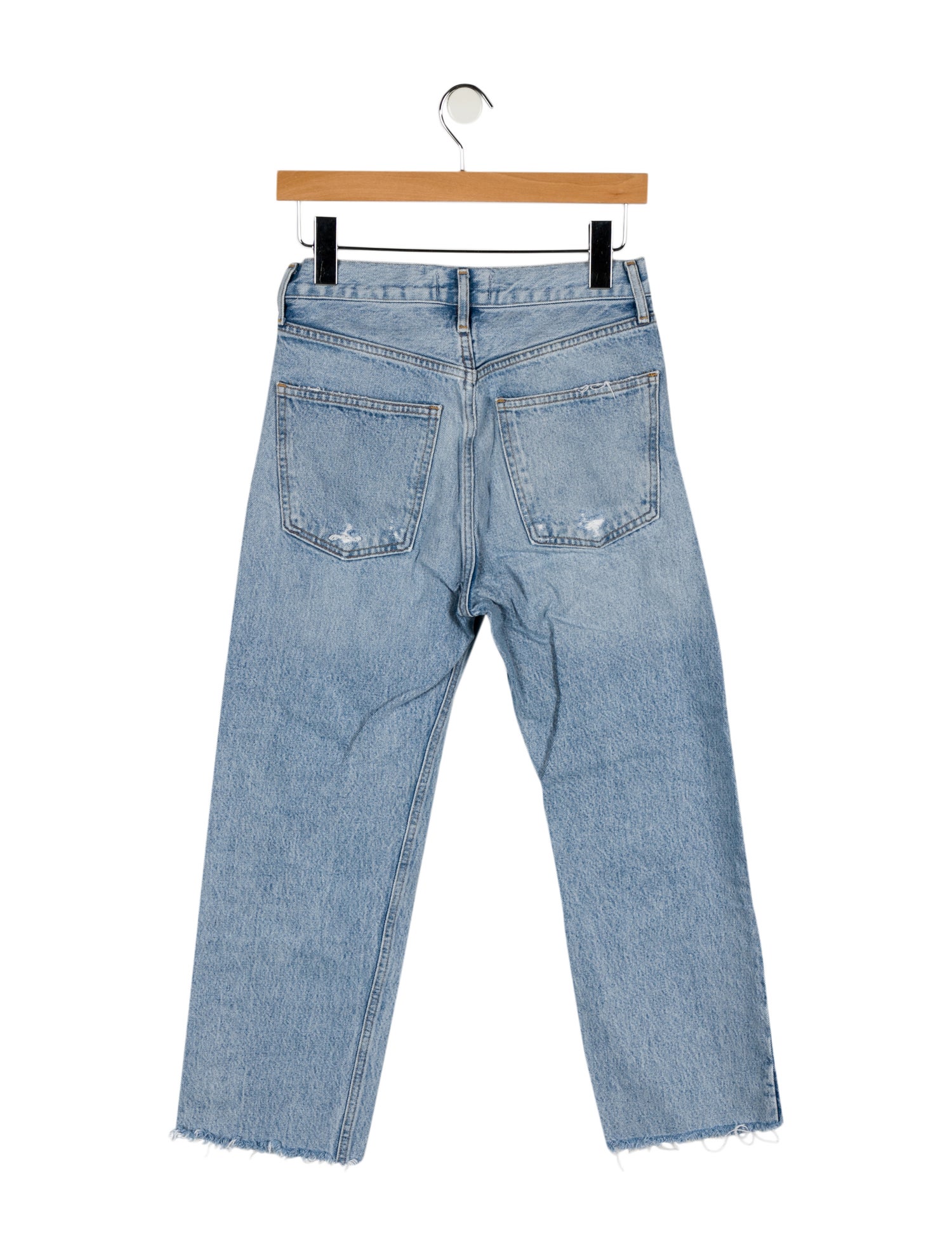 AGOLDE High-Rise Straight Leg Jeans
