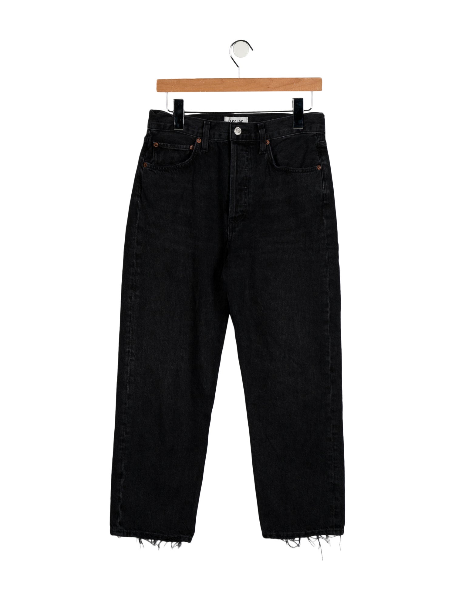 AGOLDE High-Rise Straight Leg Jeans