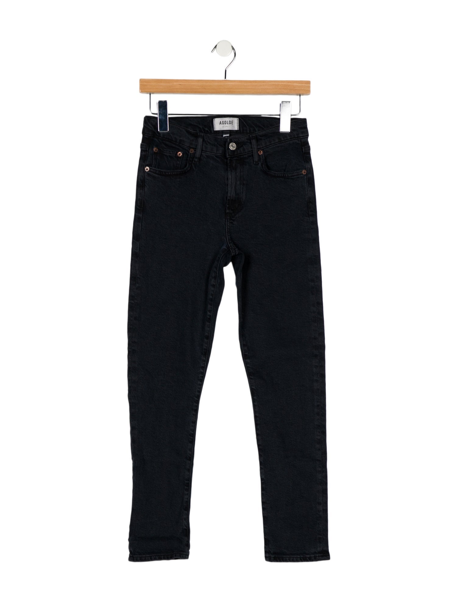 AGOLDE Mid-Rise Skinny Leg Jeans