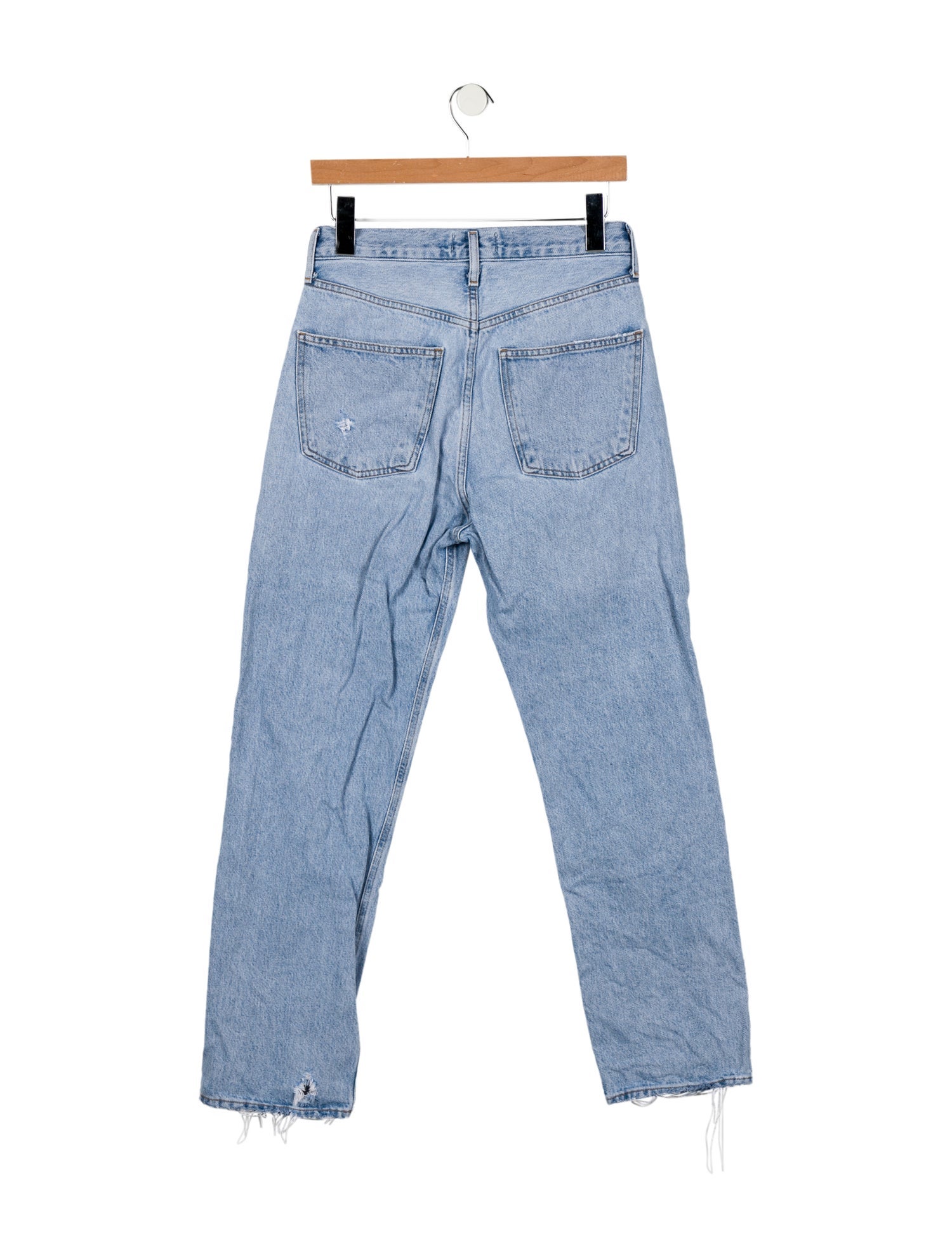 AGOLDE High-Rise Straight Leg Jeans