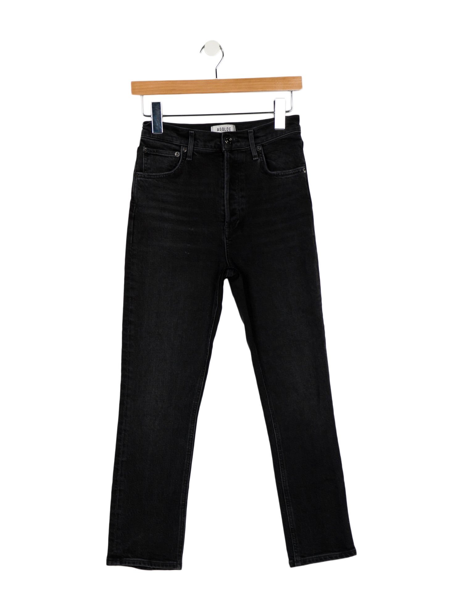 AGOLDE High-Rise Straight Leg Jeans