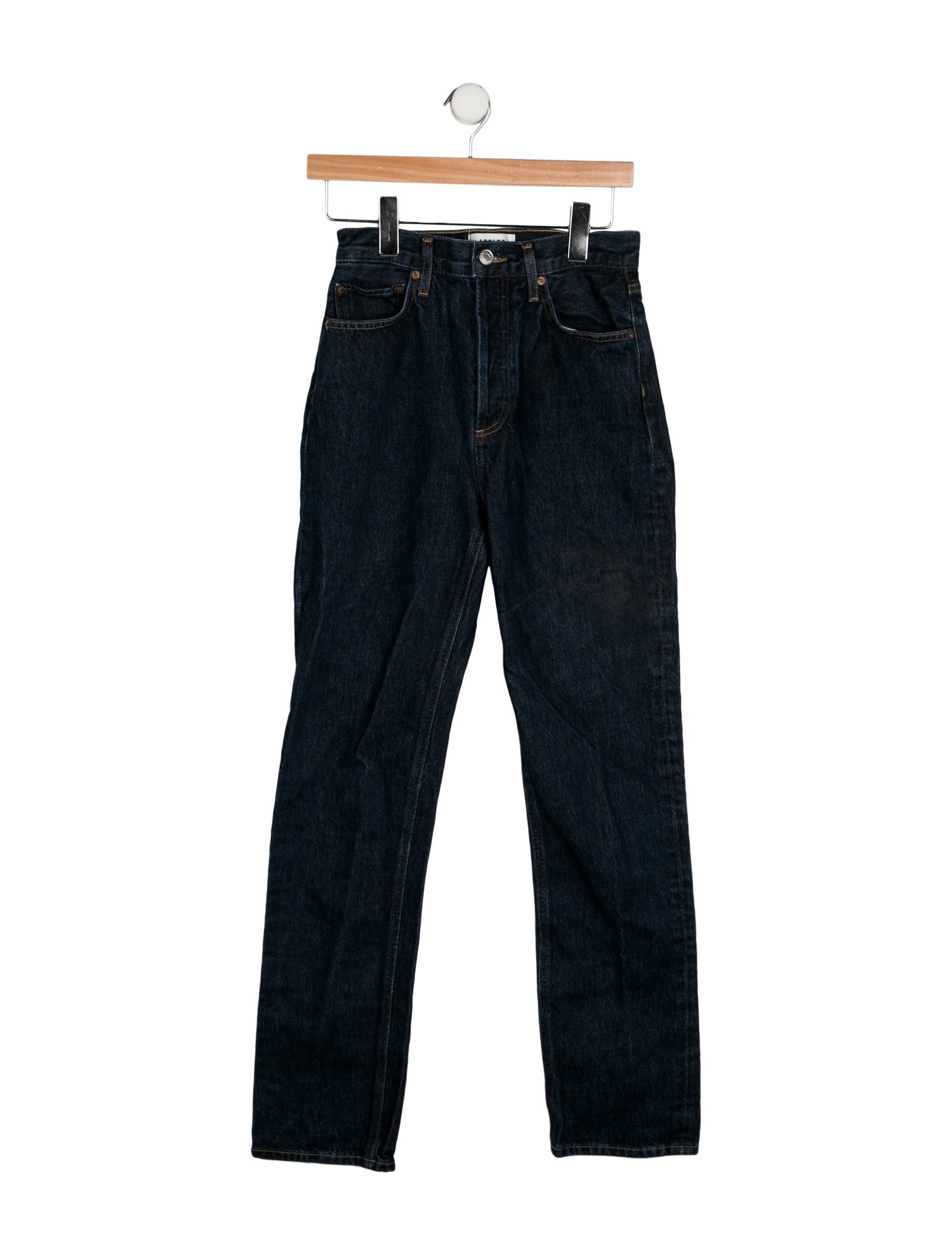 AGOLDE High-Rise Straight Leg Jeans