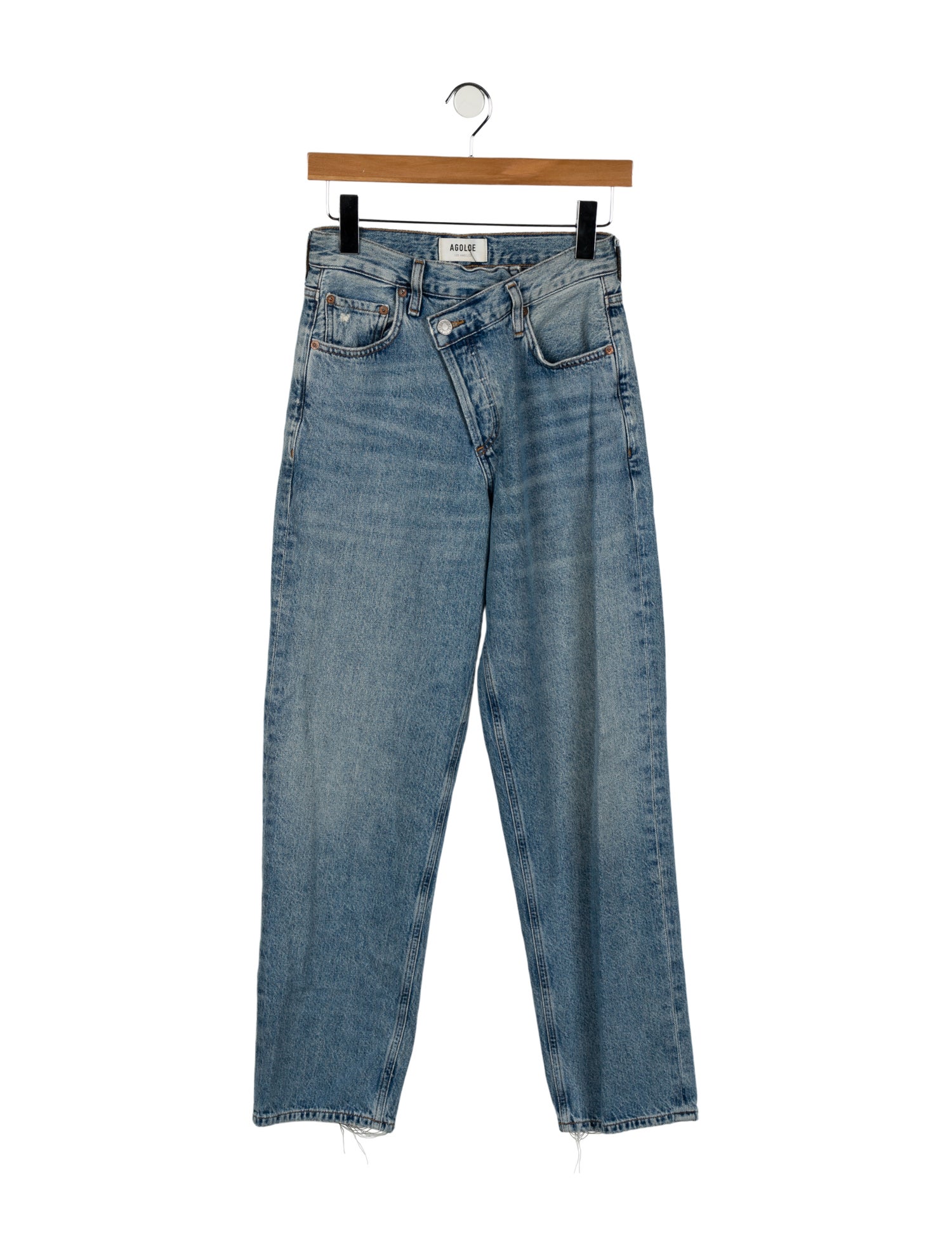 AGOLDE High-Rise Straight Leg Jeans