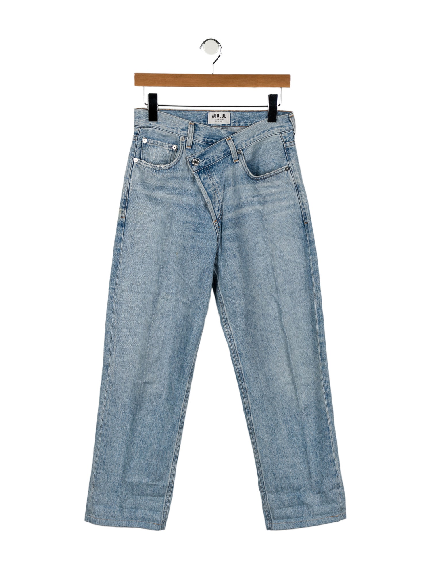 AGOLDE High-Rise Straight Leg Jeans