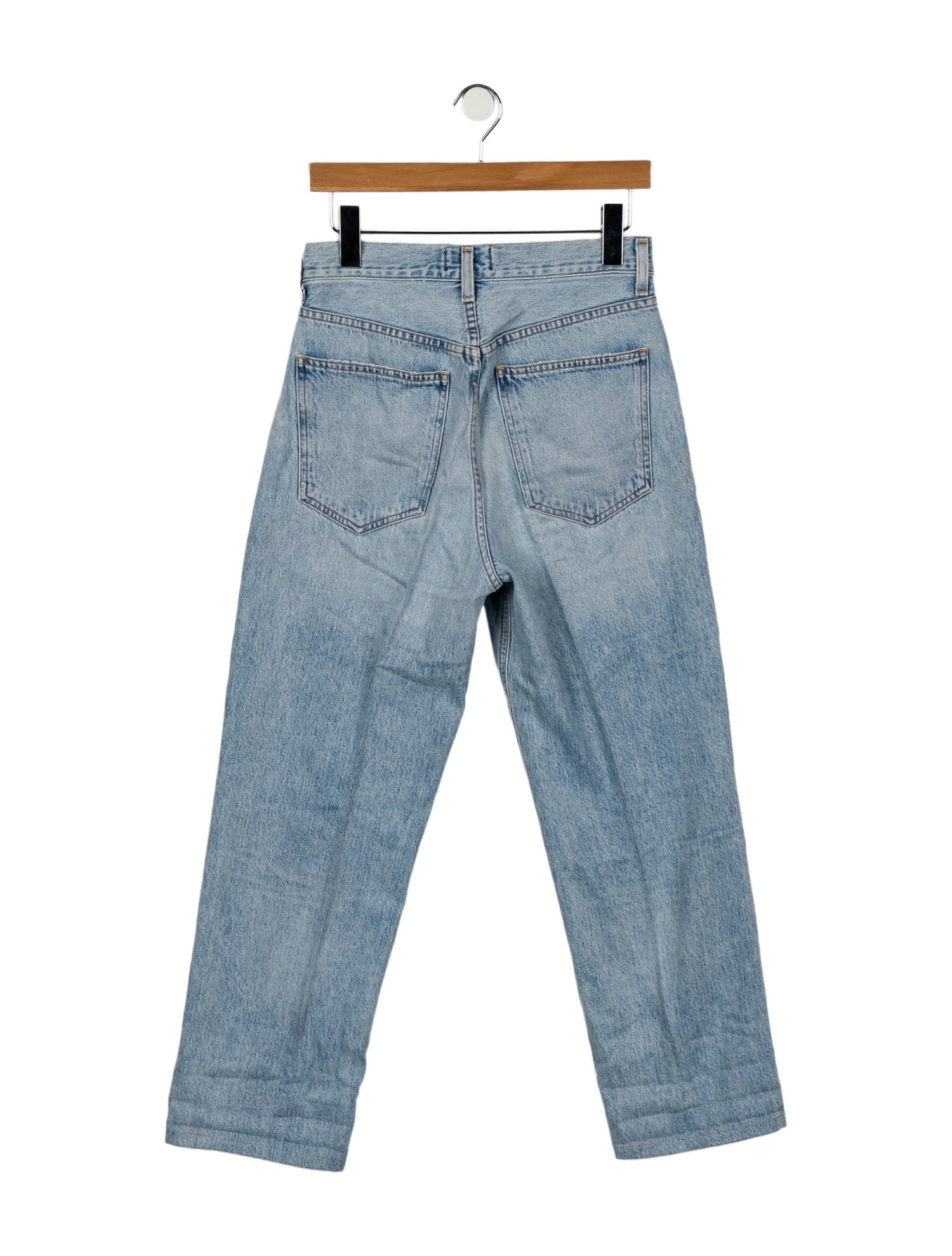 AGOLDE High-Rise Straight Leg Jeans