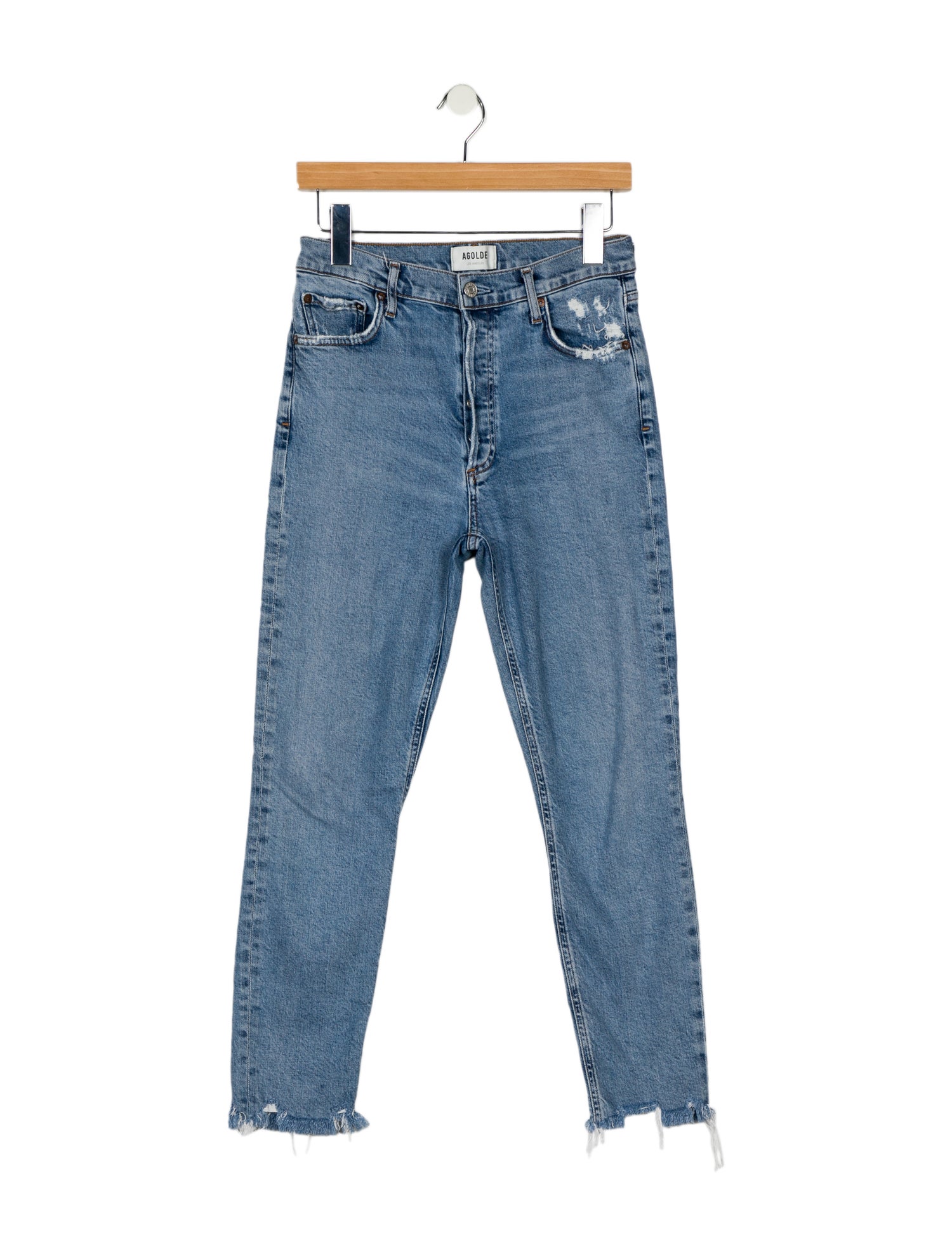 AGOLDE Mid-Rise Skinny Leg Jeans