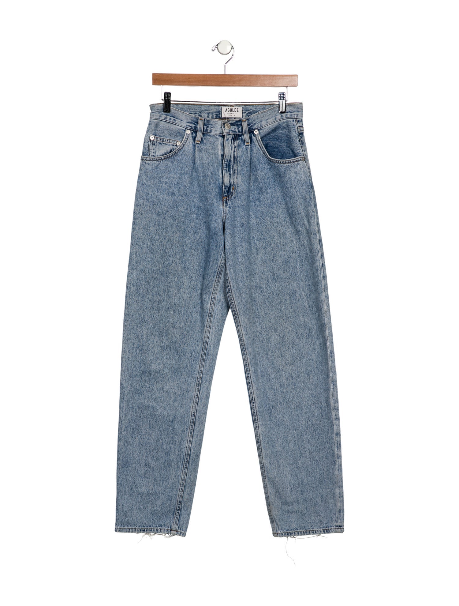AGOLDE Mid-Rise Straight Leg Jeans