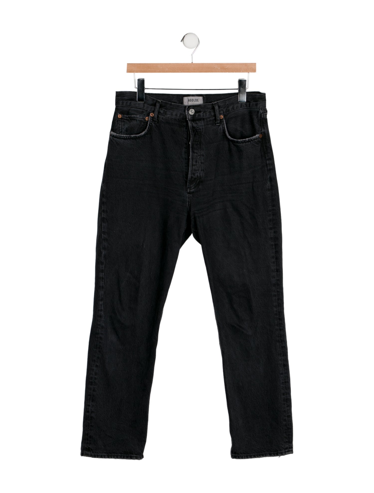 AGOLDE High-Rise Straight Leg Jeans